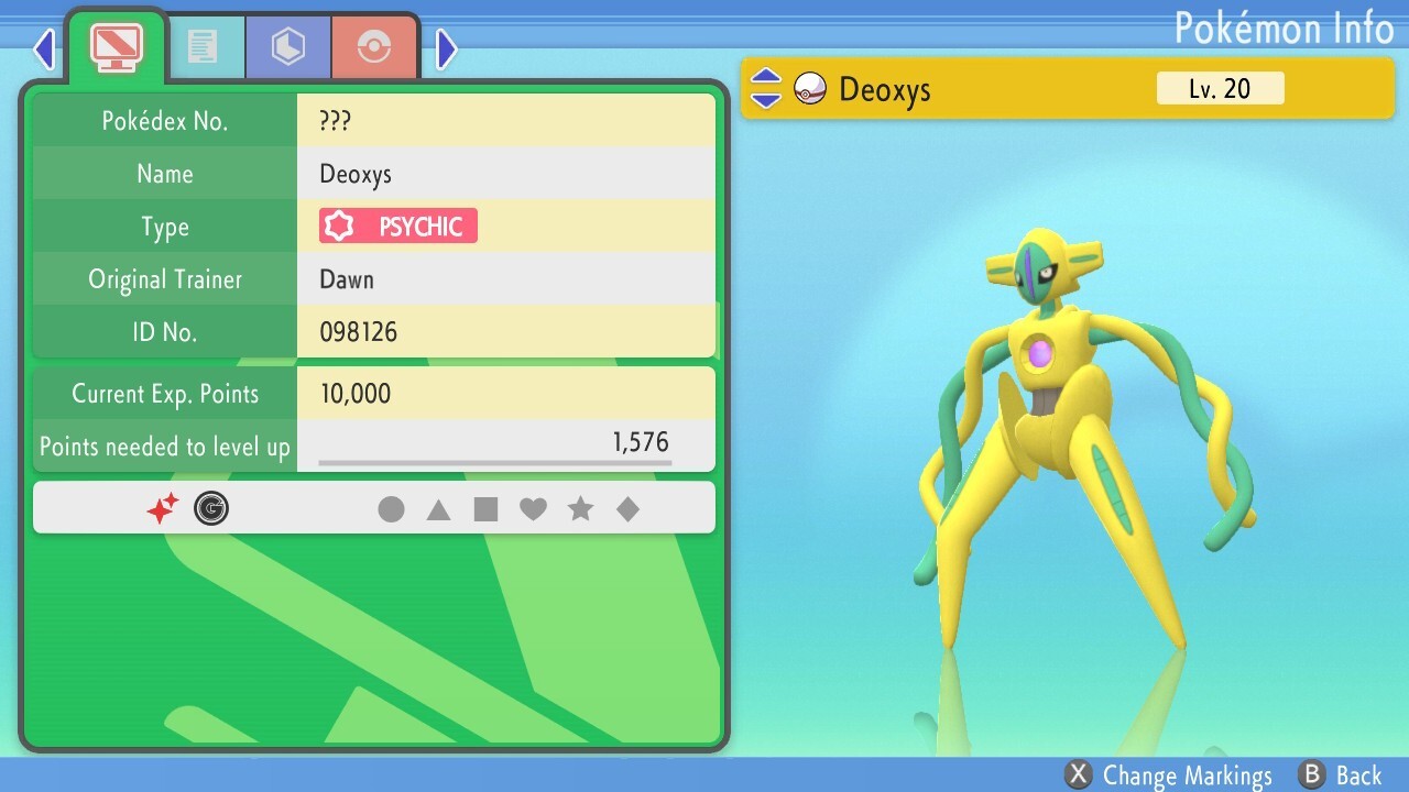 ✨ Shiny Deoxys from Pokemon Go | Raid Event | Pokémon BDSP | UNTOUCHED