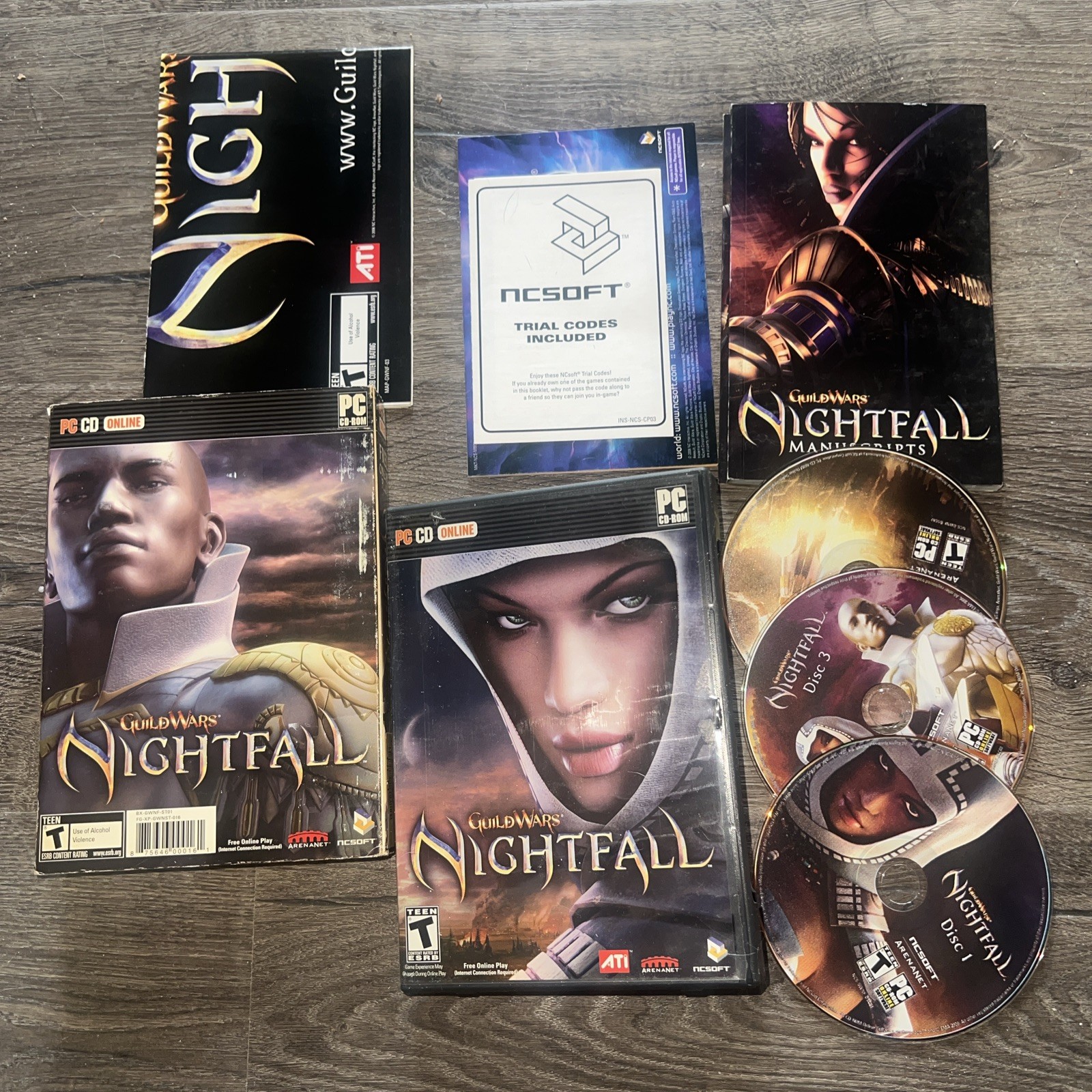 Guild Wars: Nightfall PC CD ROM 2006 Complete Tested