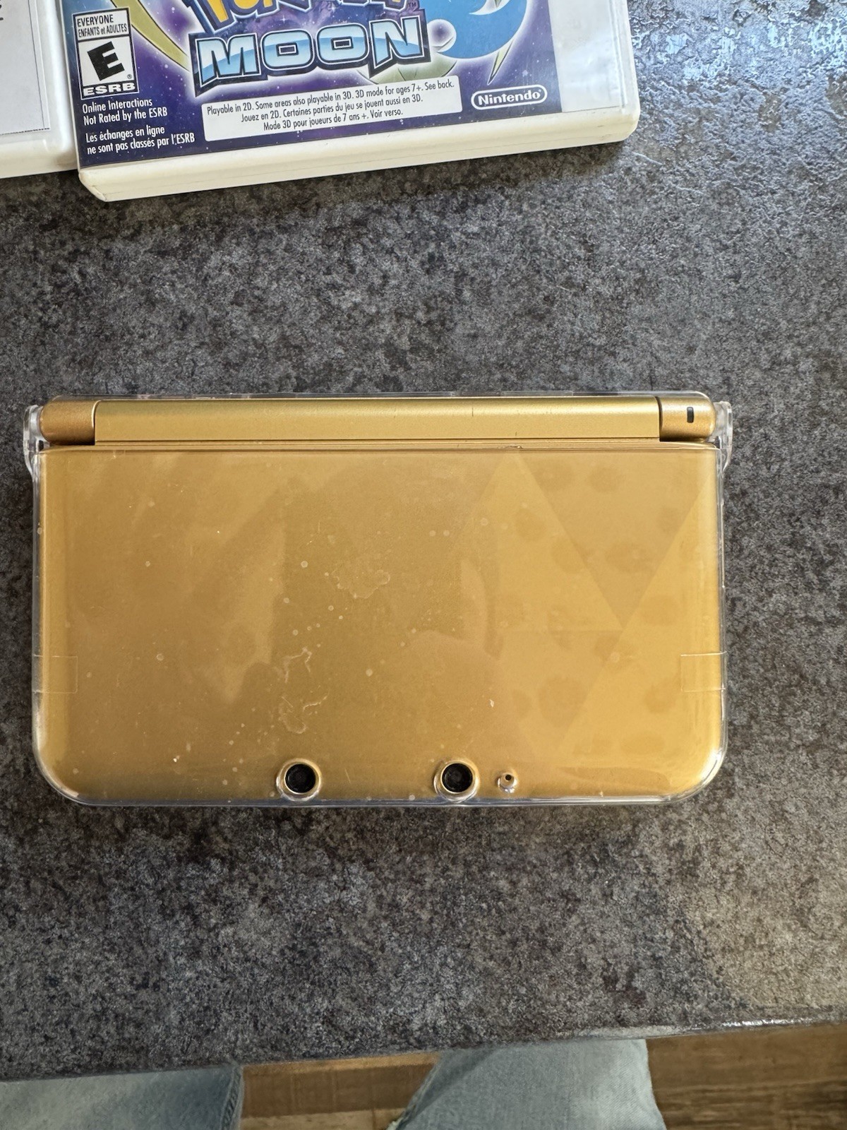 Nintendo 3ds XL a Link Between Worlds Limited Edition Gold-CASE- 3 Games Bundle