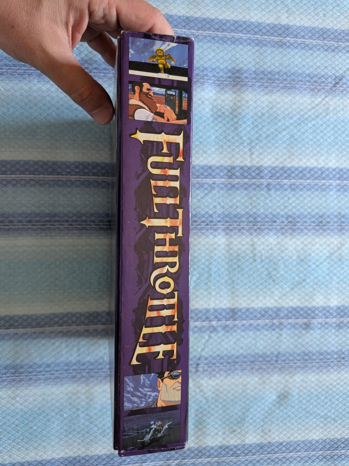 FULL THROTTLE ITALIAN COMPLETE LUCASARTS PC CD ROM BIG BOX CTO LUCAS ADVENTURE