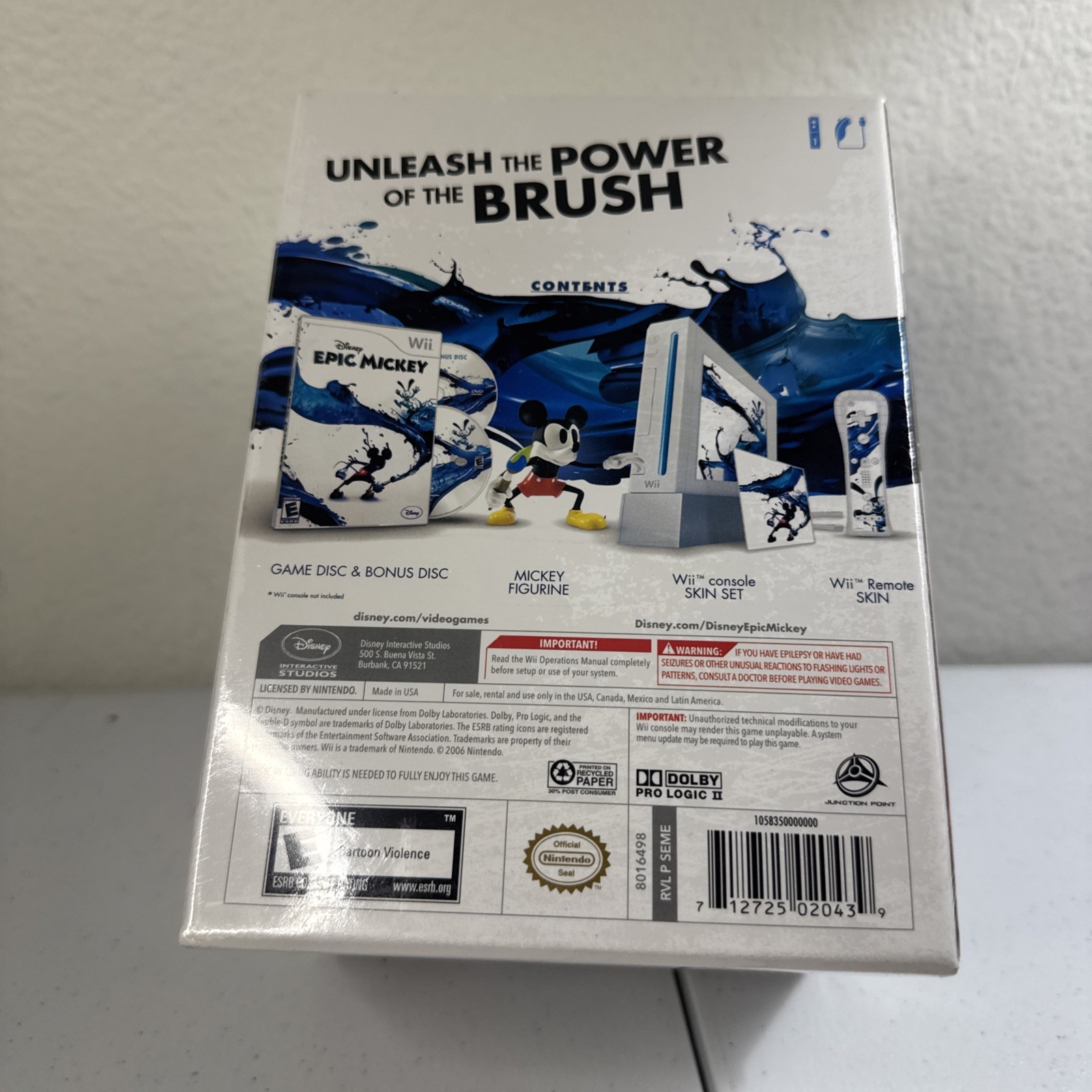 Disney’s Epic Mickey Collector’s Edition Nintendo Wii | BRAND NEW FACTORY SEALED