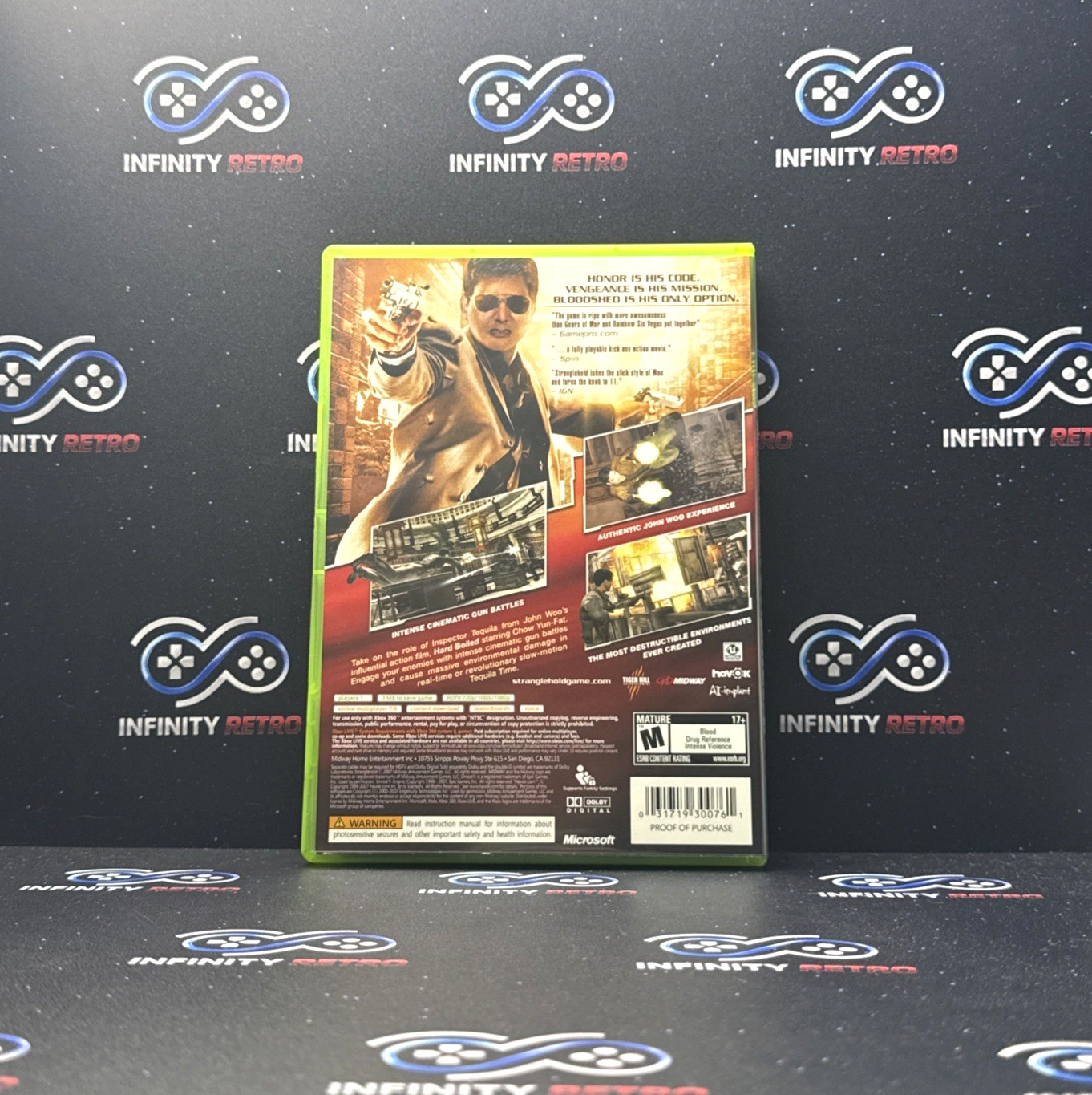 Stranglehold Microsoft Xbox 360 CIB Complete Refurbished & Tested Free Shipping
