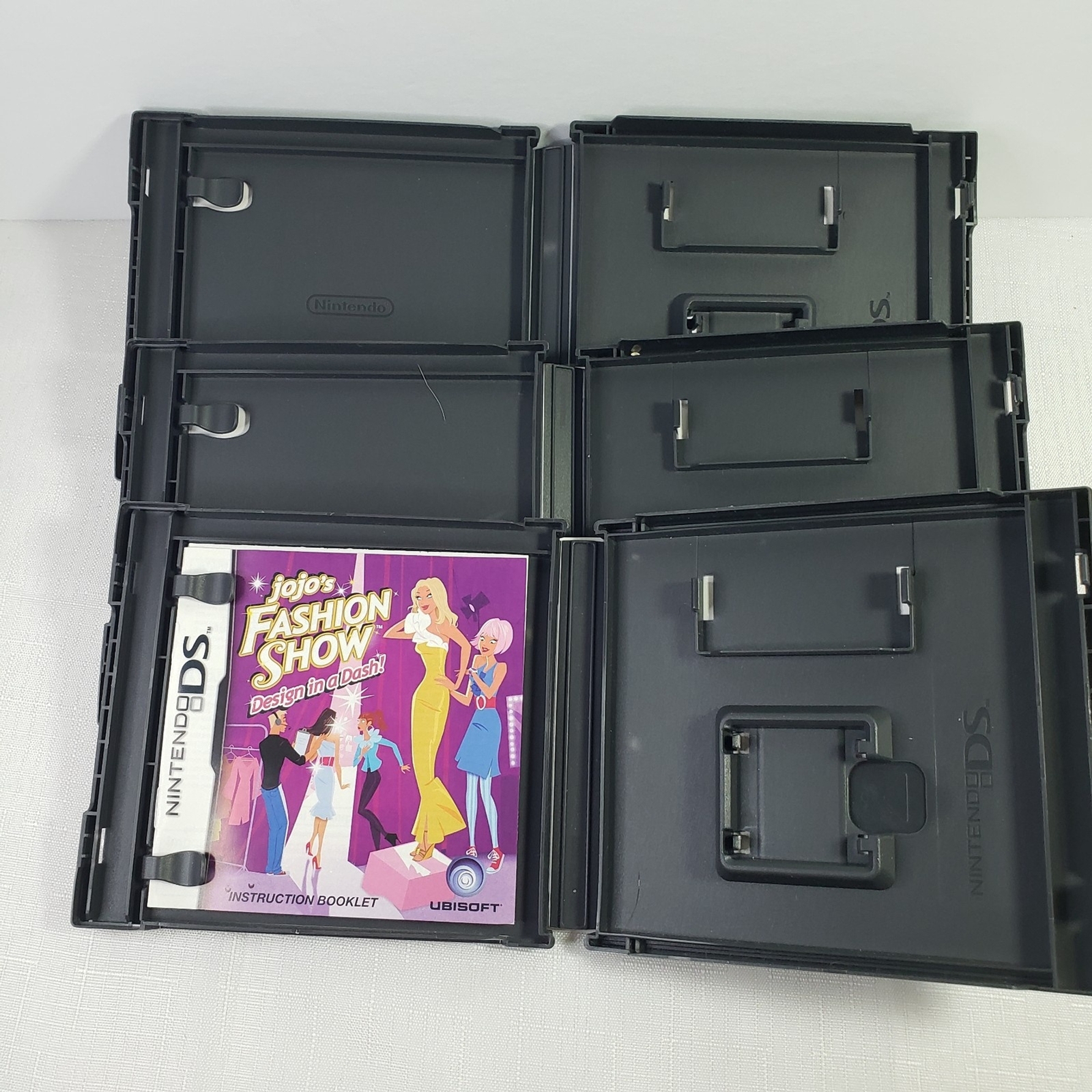 Nintendo DS empty cases 3 Black Petz Catz Playground SEE NOTES for rest