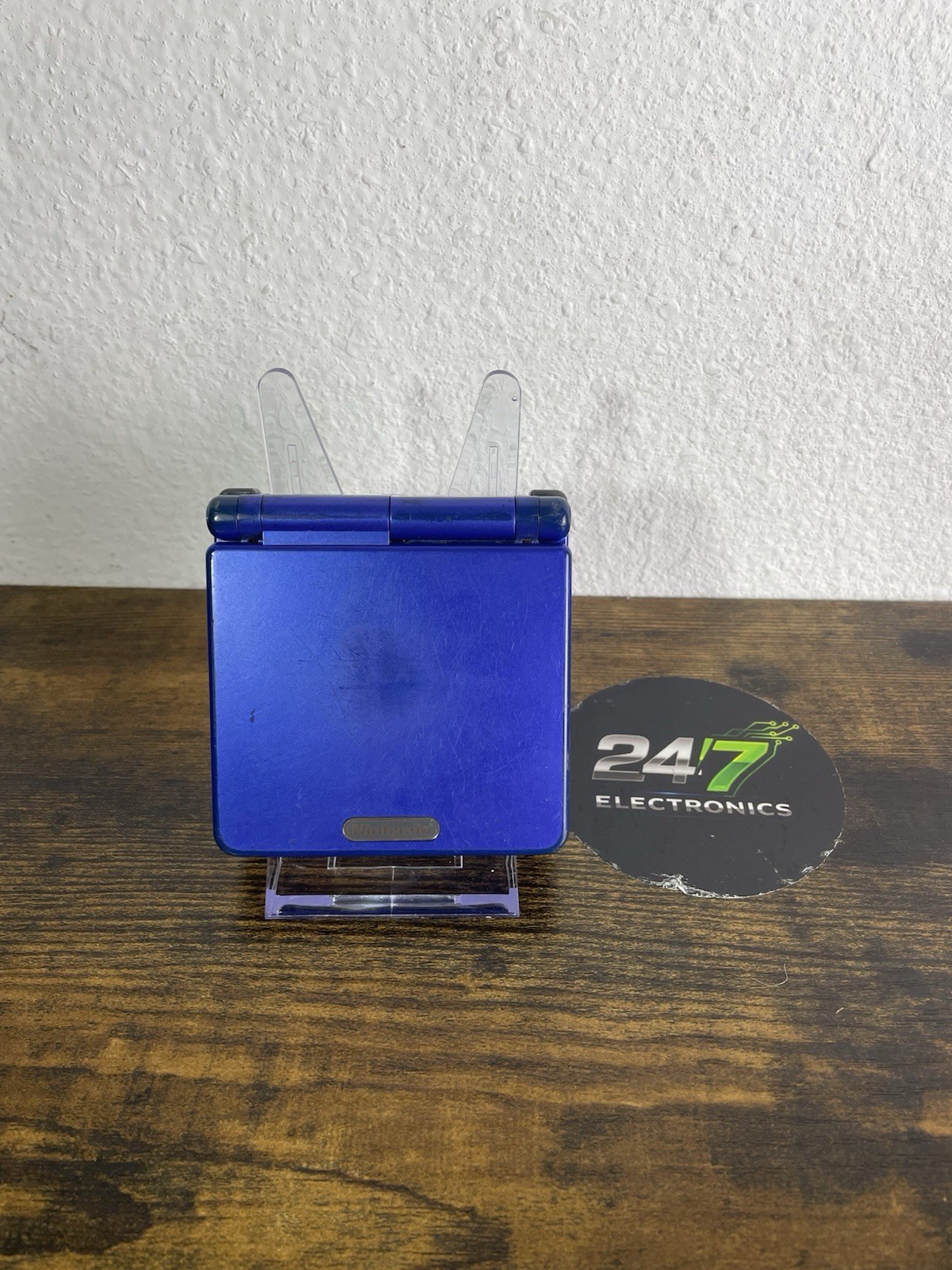 Gameboy Advance SP 001 Nintendo Cobalt Blue Advance Handheld TESTED READ DEFECT