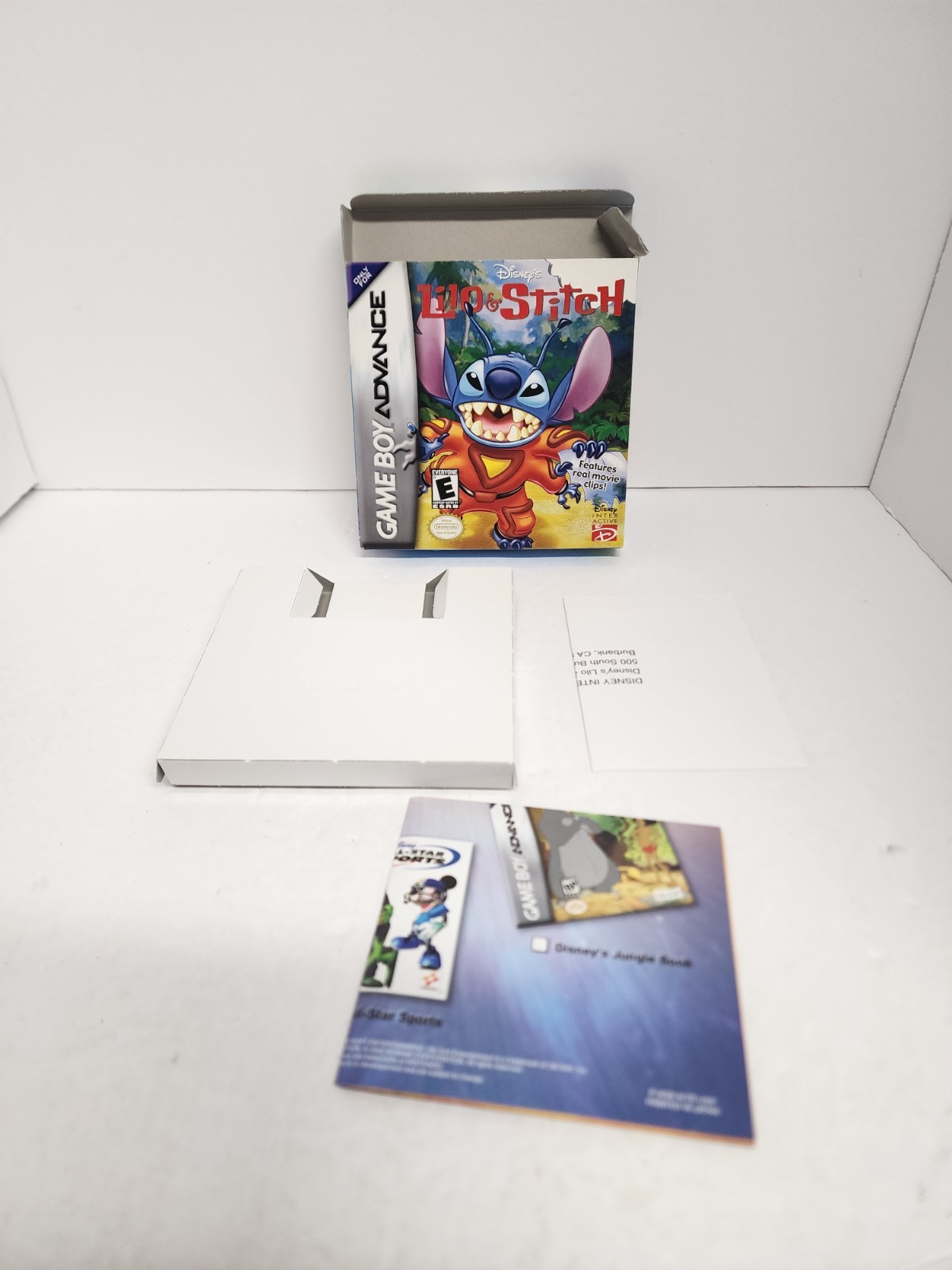 Gameboy Advance Disney’s Lilo & Stitch Authentic! Box & insert Only.