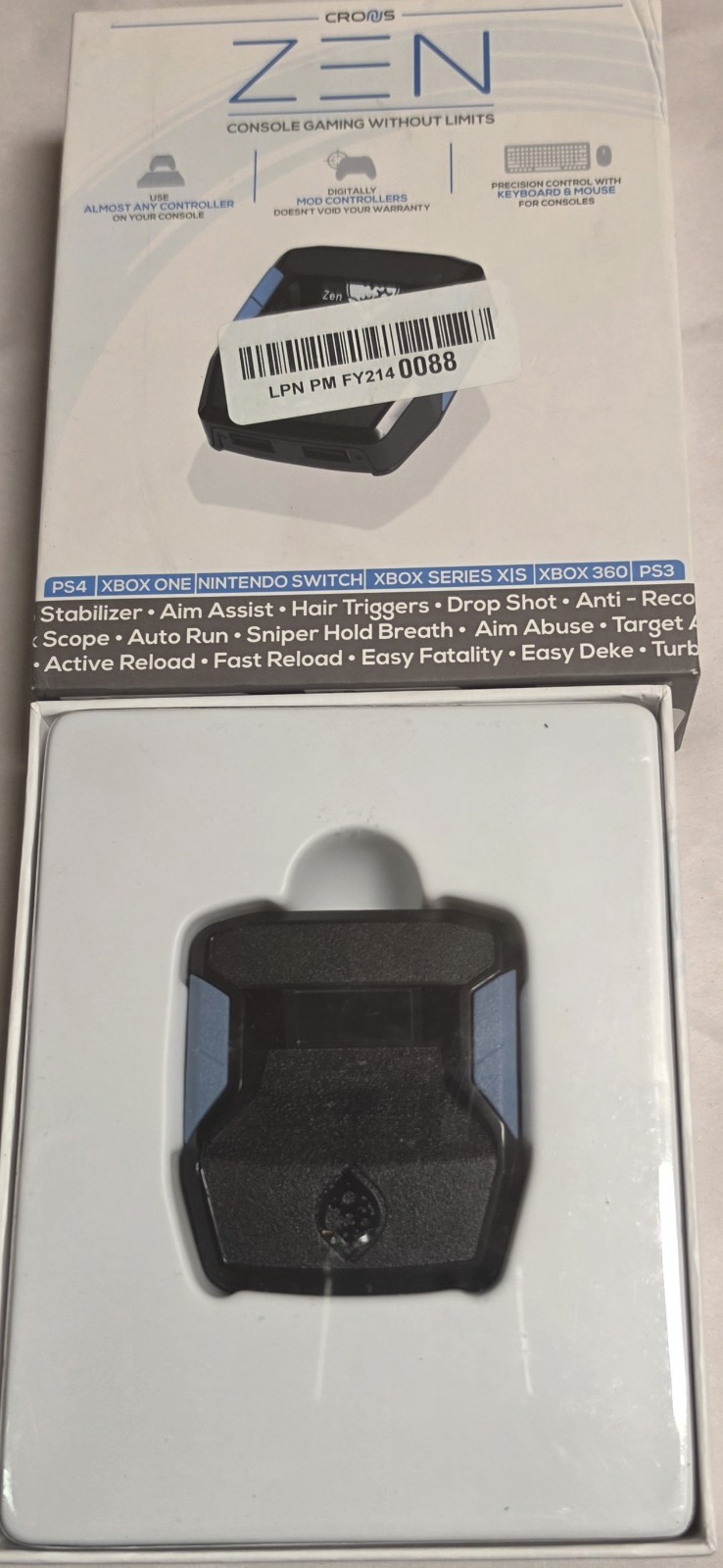 Cronus Zen Console Gaming Adapter for PS4 Xbox One Switch Series X|S 360 PS3