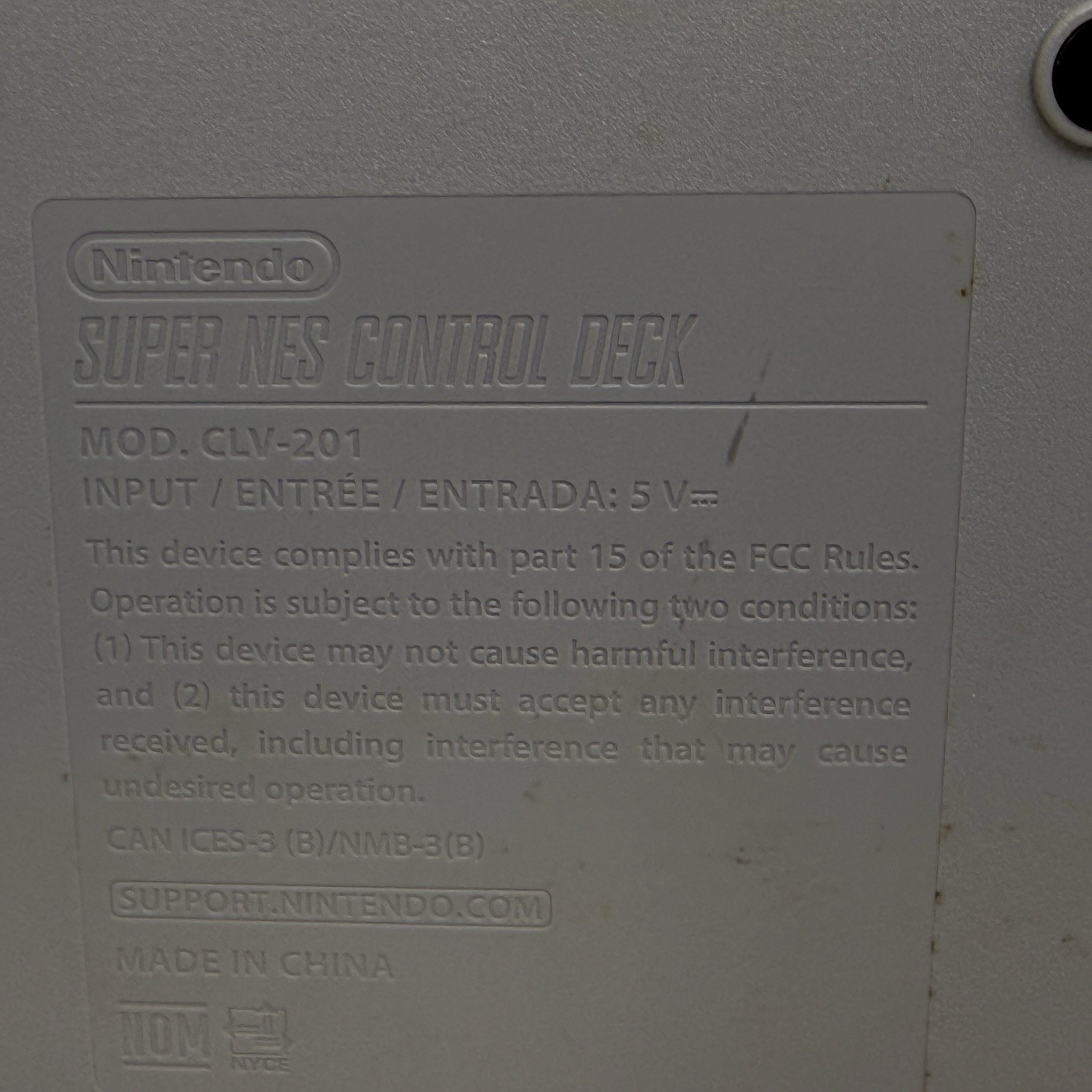 SNES CLV-201 Super Nintendo Entertainment System Classic Edition Mini Console