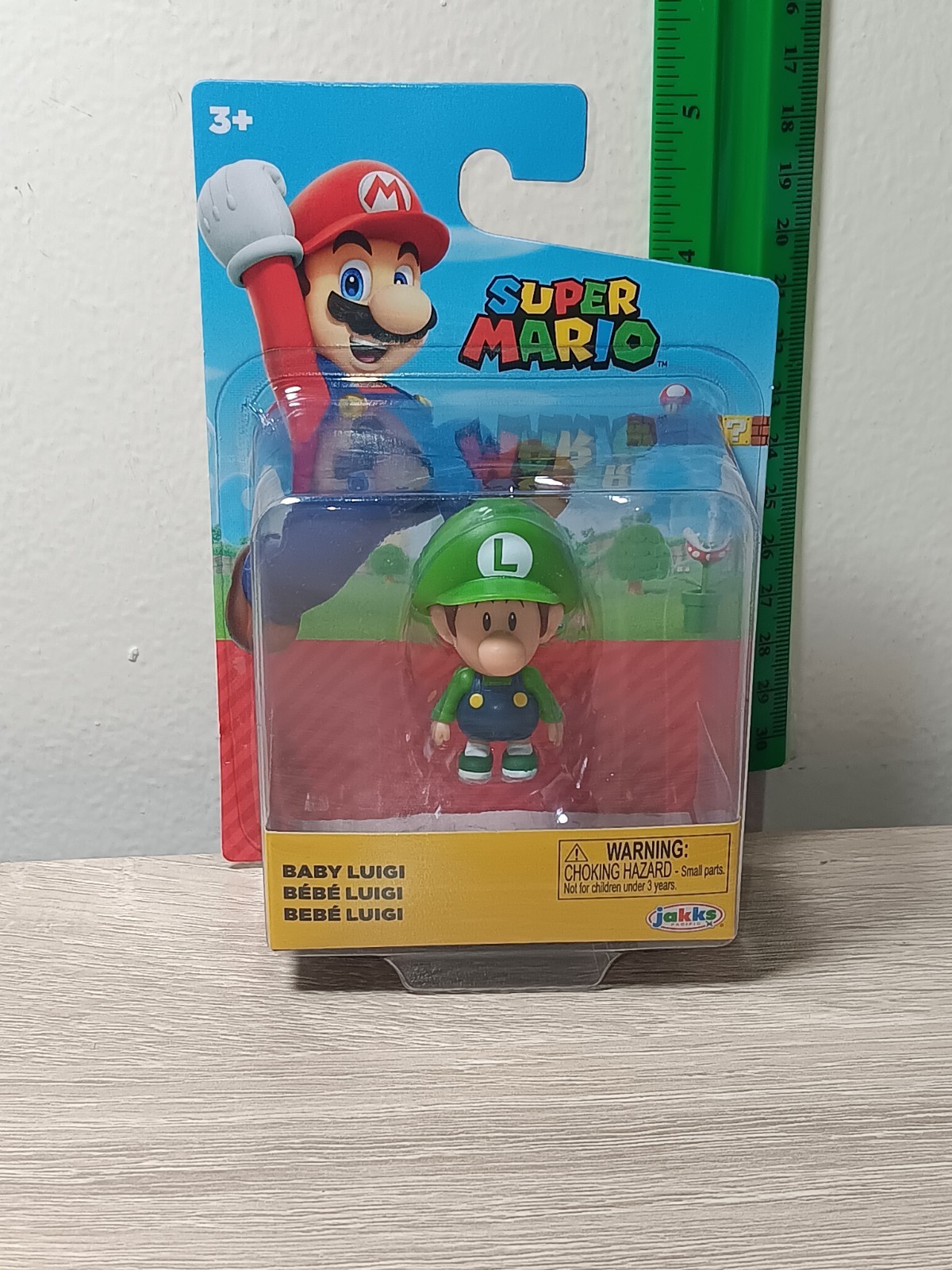 *FREE SHIP* 2.5″ BABY LUIGI Super Mario World of Nintendo Jakks Pacific