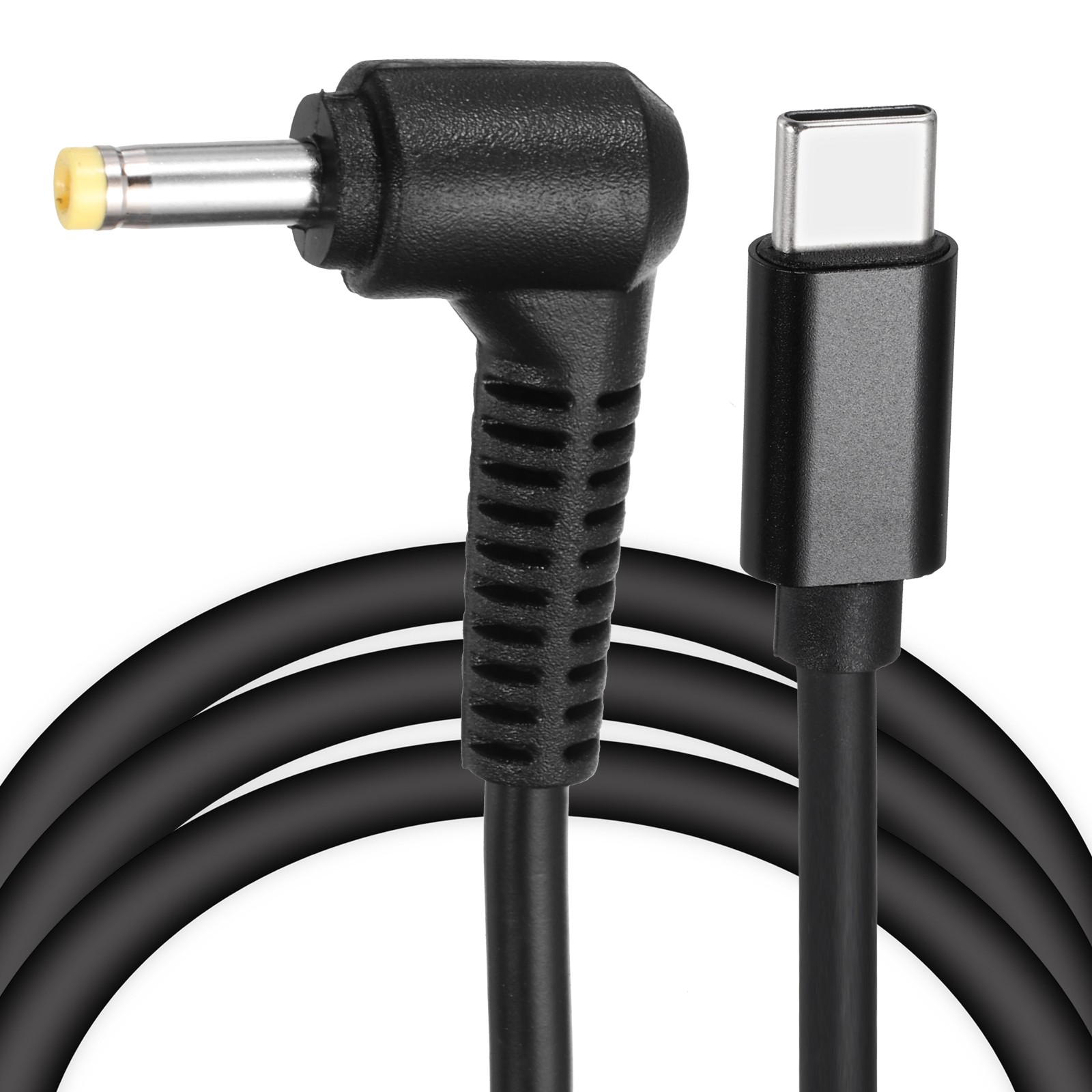 5FT USB C to DC PD Power Fast Charging Cable, 4mmx1.7mm 60W/20V(Black)