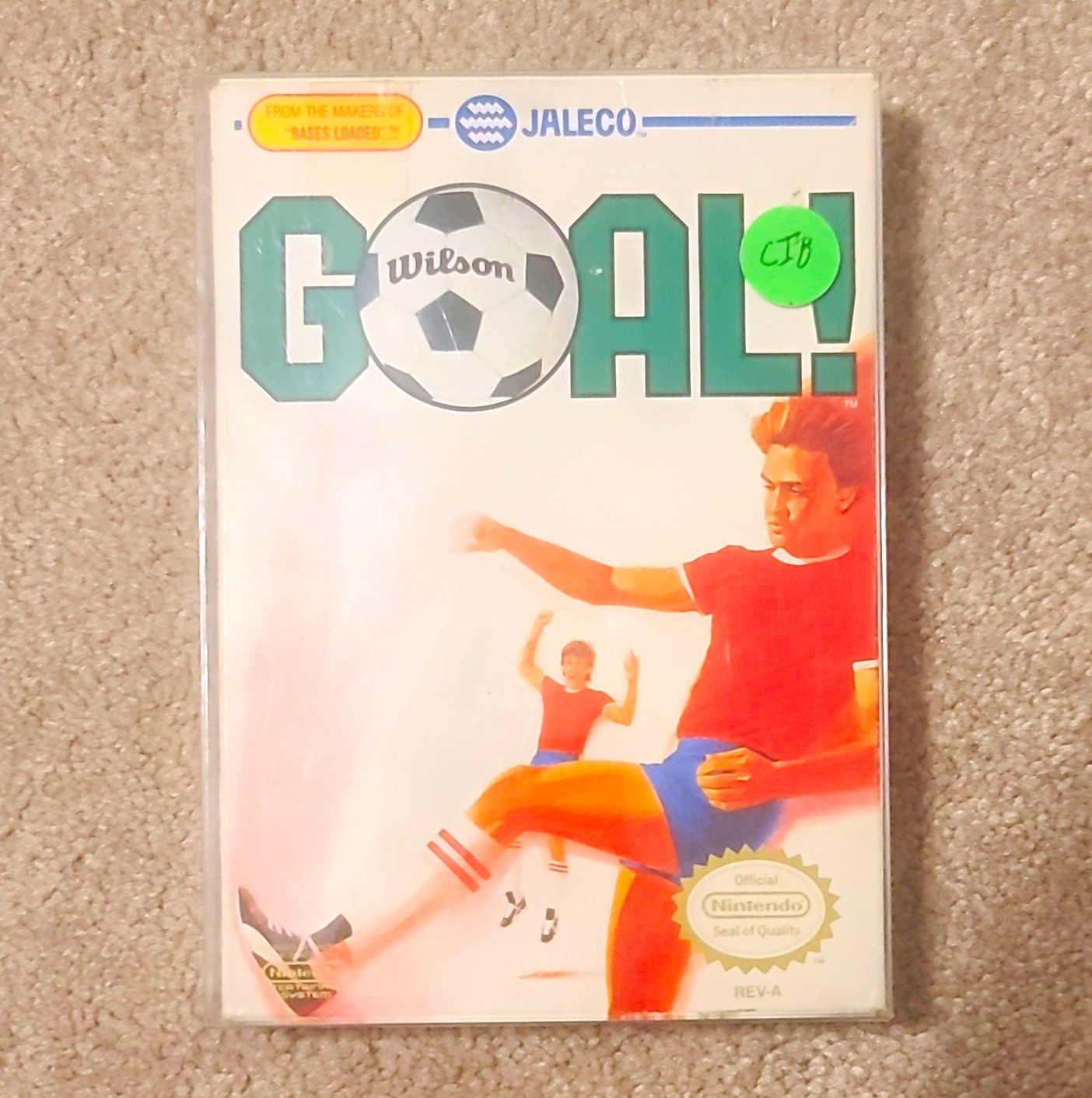 Jaleco Goal! NES Nintendo Sports Soccer Game CIB Box & Manual Included