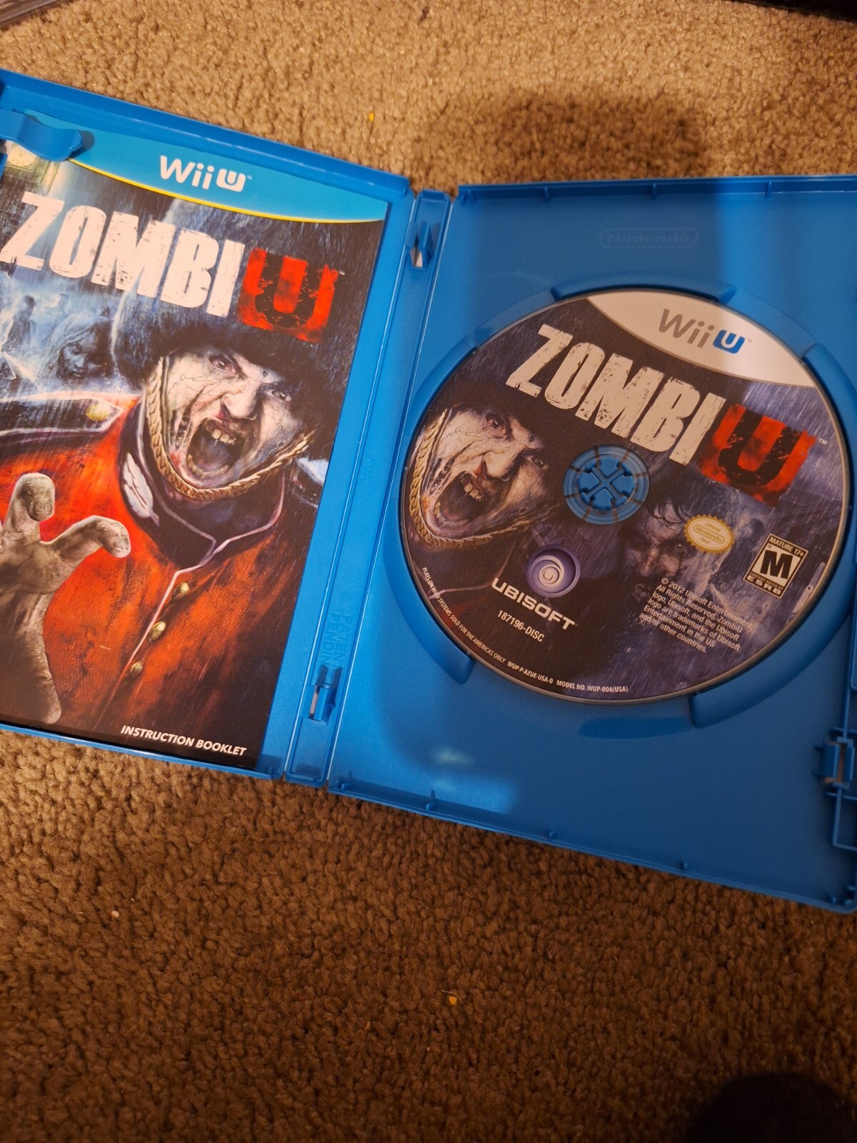 Authentic And Tested ZombiU Complete In Box (Nintendo Wii U, 2012)