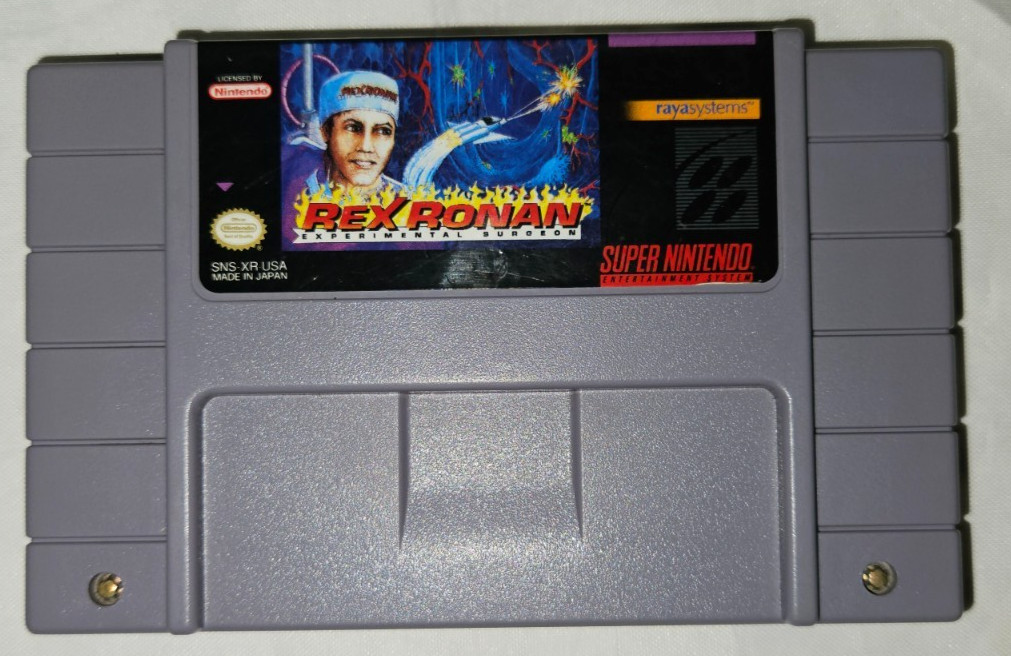 Rex Ronan Experimental Surgeon Cartridge Only Authentic SNES Super Nintendo 1993