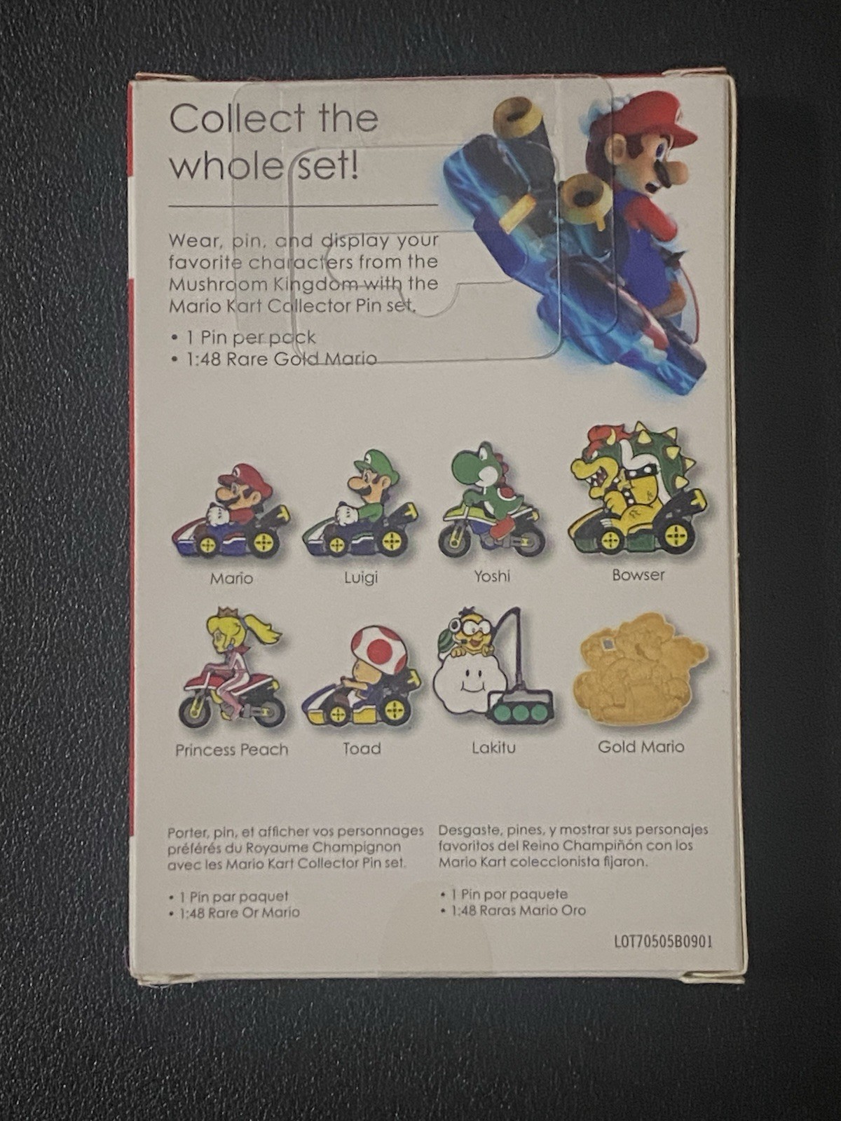 PowerA Nintendo Licensed Mario Kart Collector Pin 1 Pack – Brand New/Sealed
