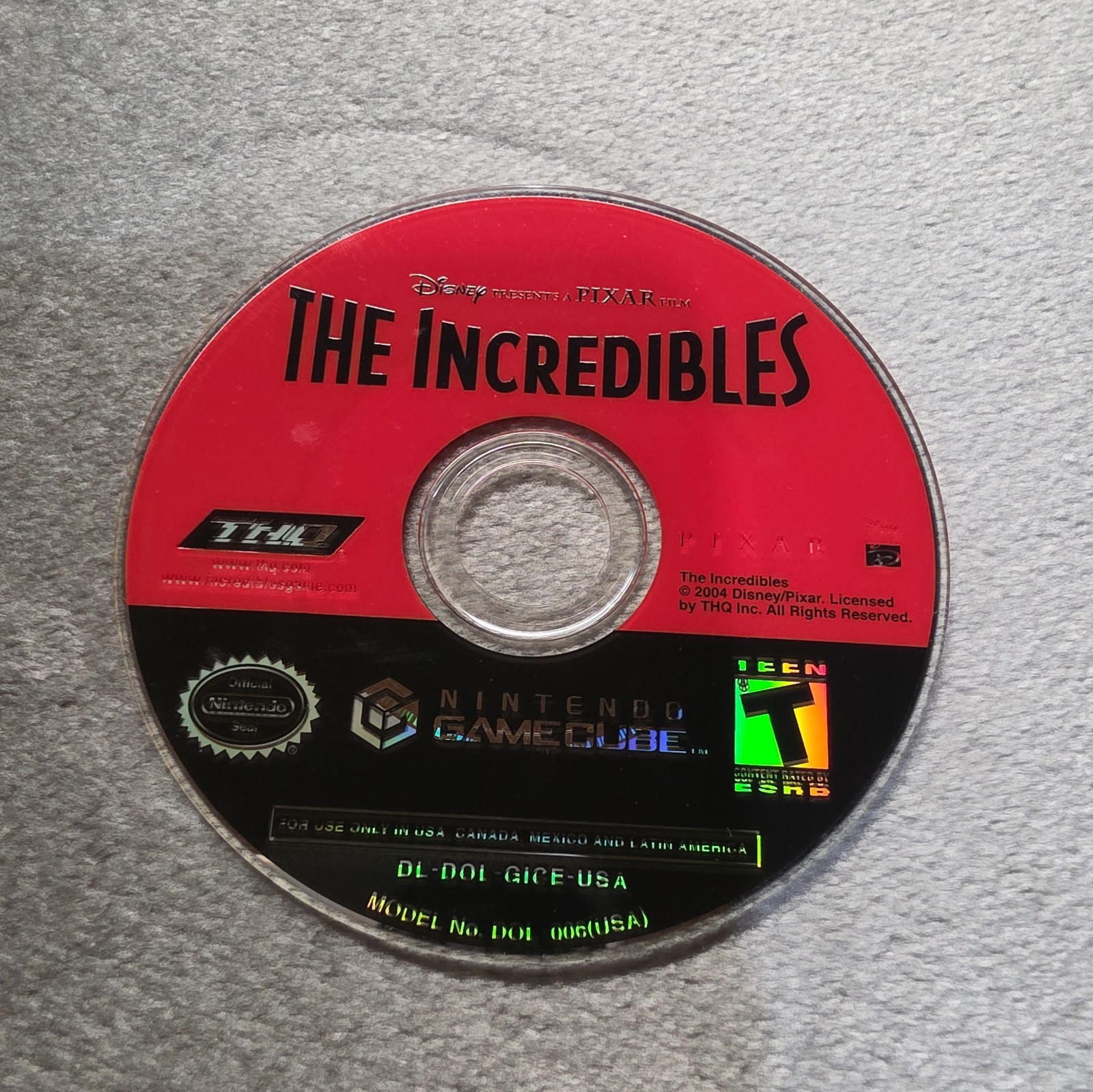 The Incredibles – Nintendo GameCube, Tested and Working