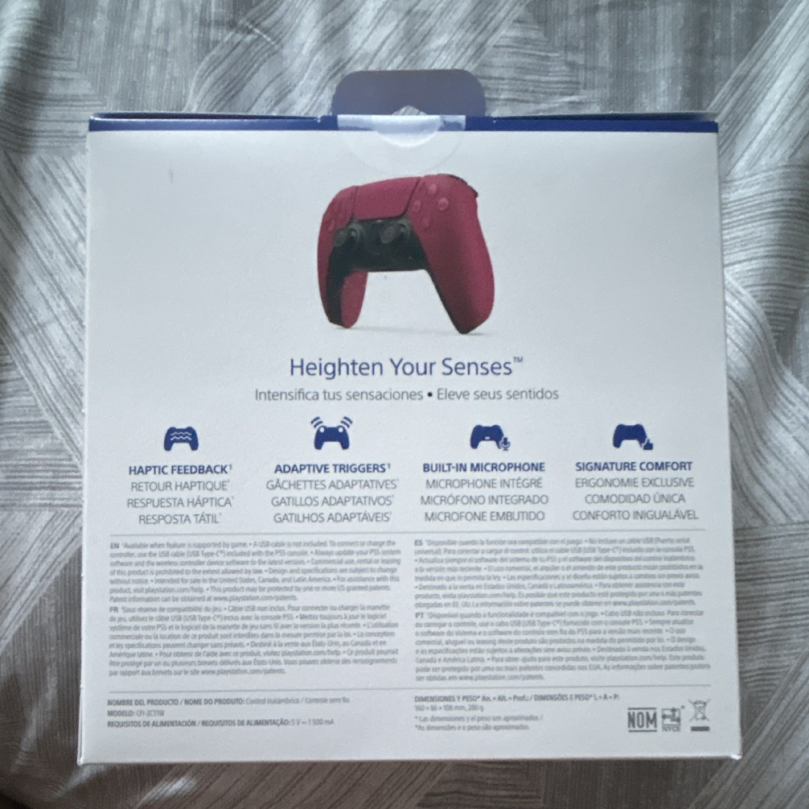 Sony DualSense Cosmic Red Wireless Controller for PlayStation 5, Haptic Feedback