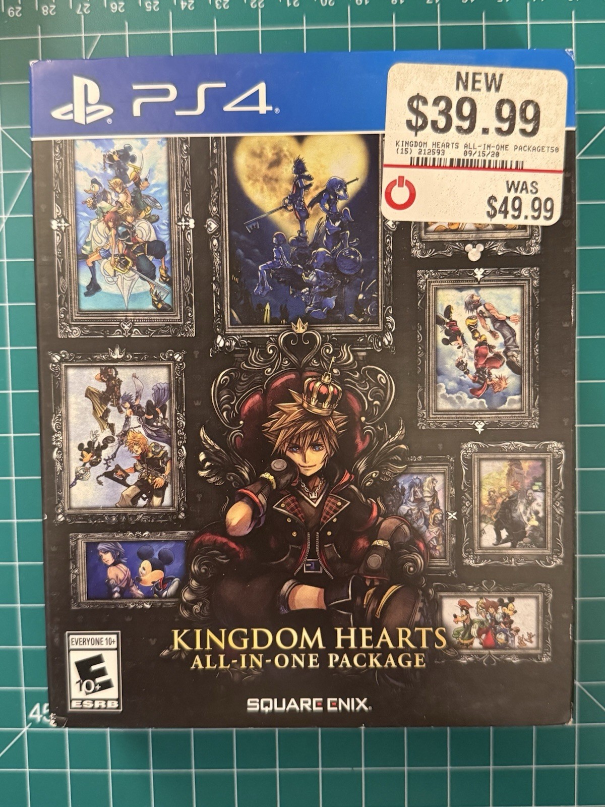 Square Enix Kingdom Hearts All-In-One Package (PS4) E10+ 2019 Manual – TESTED