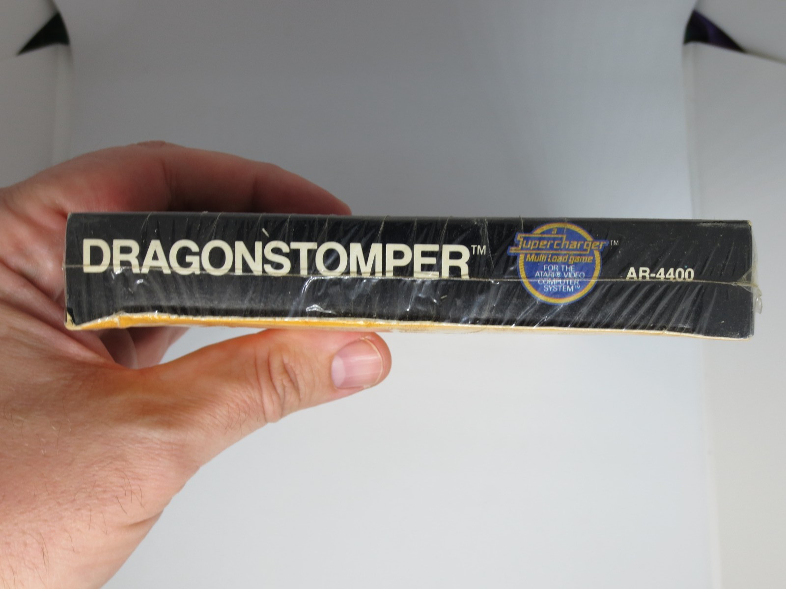 ATARI Dragonstomper (Supercharger Game) Box & Manual & Cassette Tape Sealed