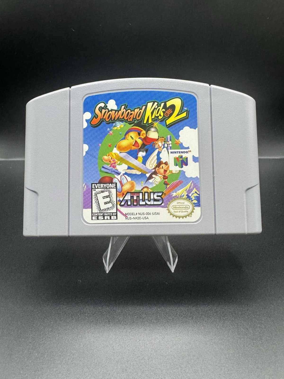 Snowboard Kids 2 N64 Nintendo 64 Box Game Tray Insert Authentic No Manual