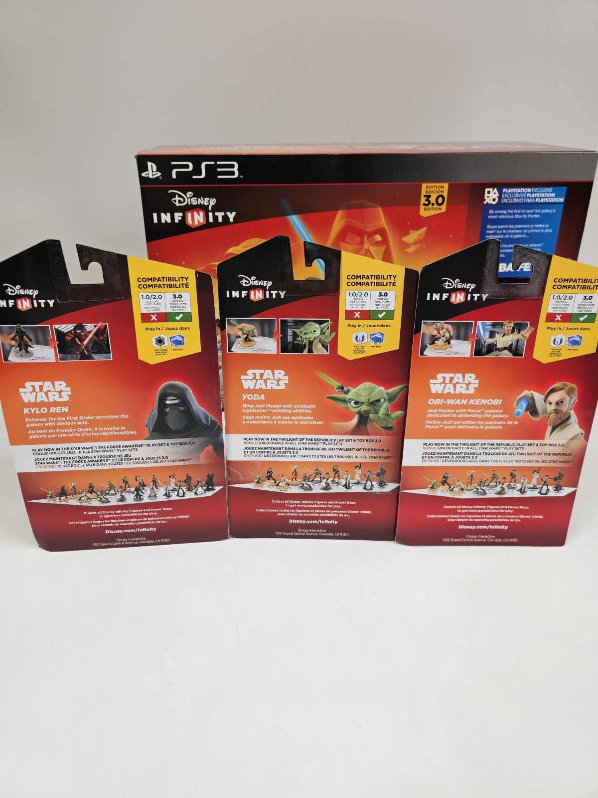 Disney Infinity 3.0 Edition Star Wars Saga Bundle PlayStation 3 + 4 NEW SETS