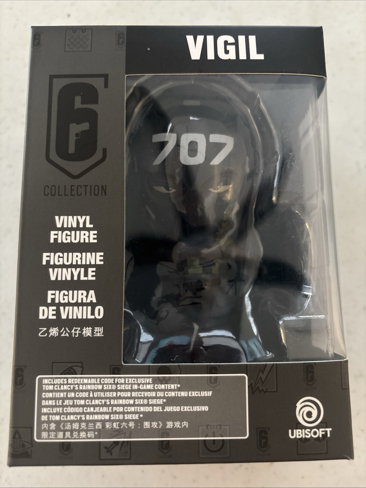 Rainbow Six Collection series 3: Chibi 10 cm/4″ Figurine-VIGIL Brand New Mint