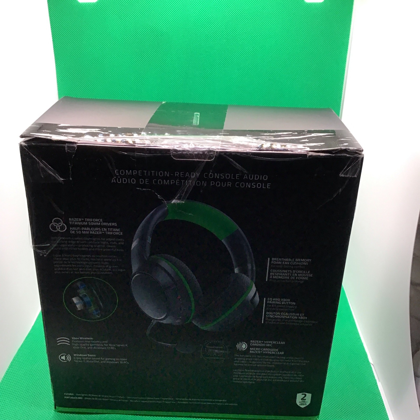 Razer Kaira Wireless Gaming Headset for Xbox Series X/S – Black/Green