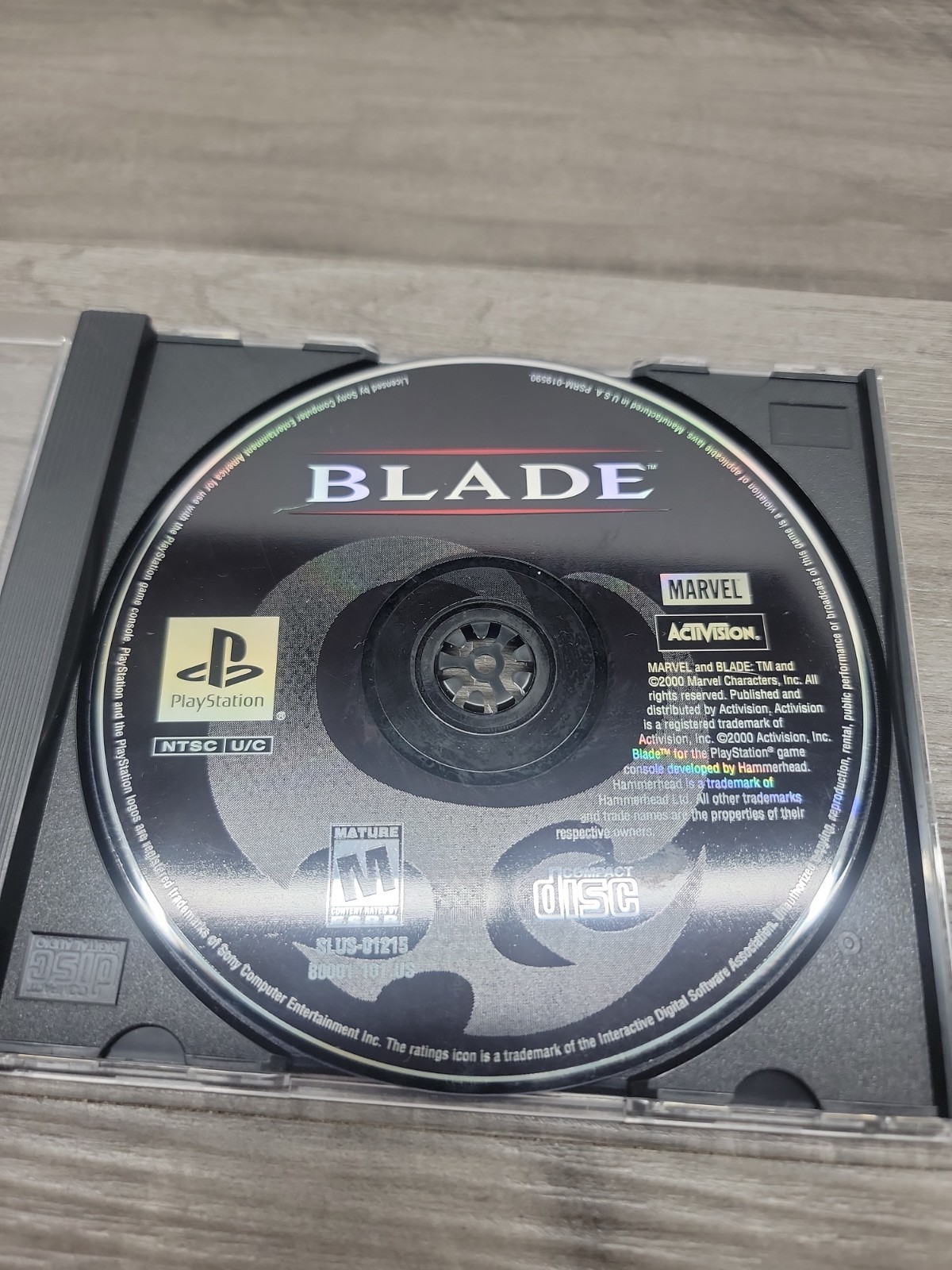 Blade (Sony PlayStation 1, PS1, 2000) Game Disc Only – Tested