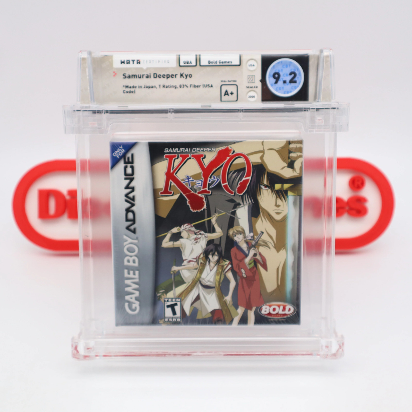 Game Boy Advance GBA SAMURAI DEEPER KYO – WATA GRADED 9.2 A+ NEW Factory Sealed!