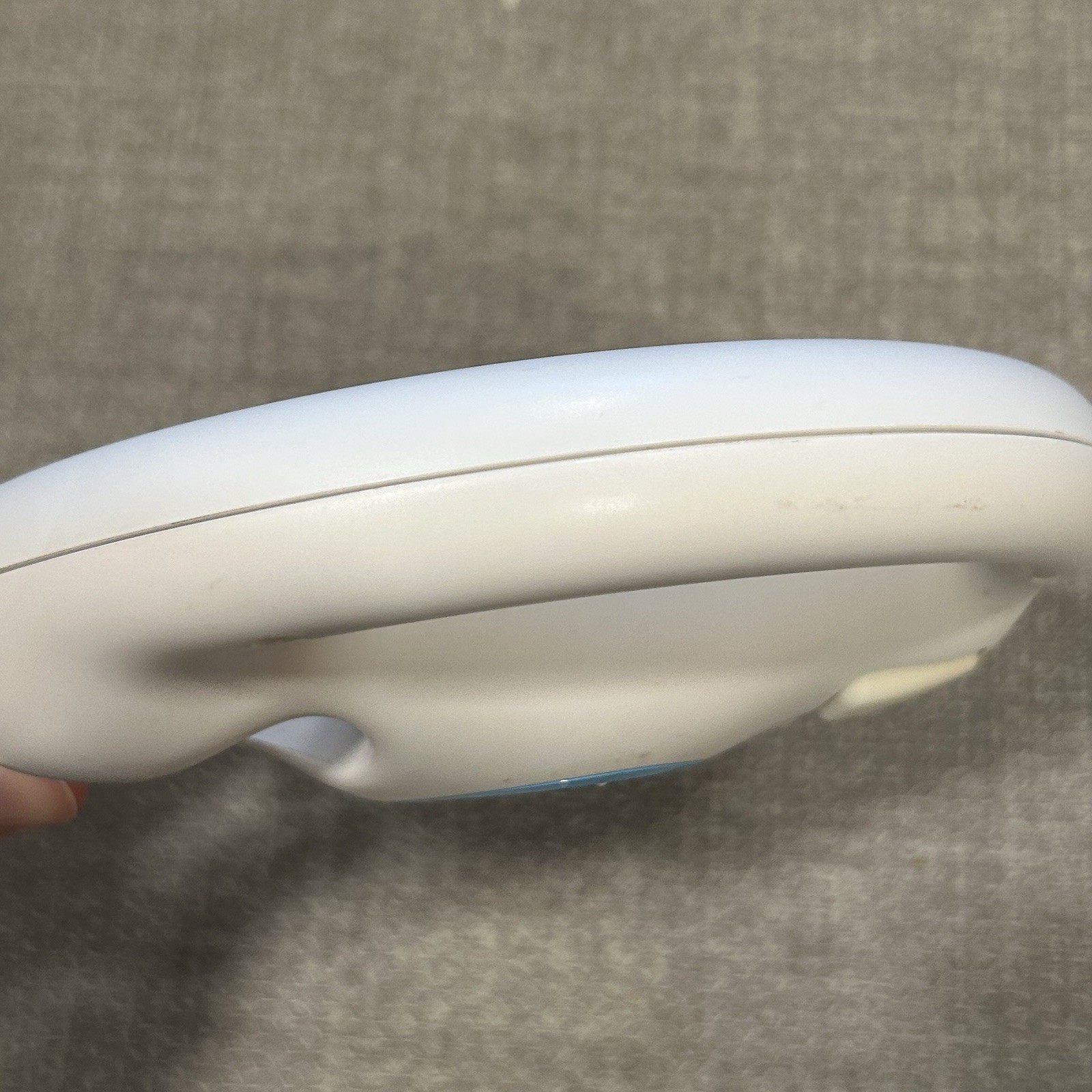 Genuine Nintendo Wii Steering Wheel Accessory RVL-024 White for Mario Kart Wii