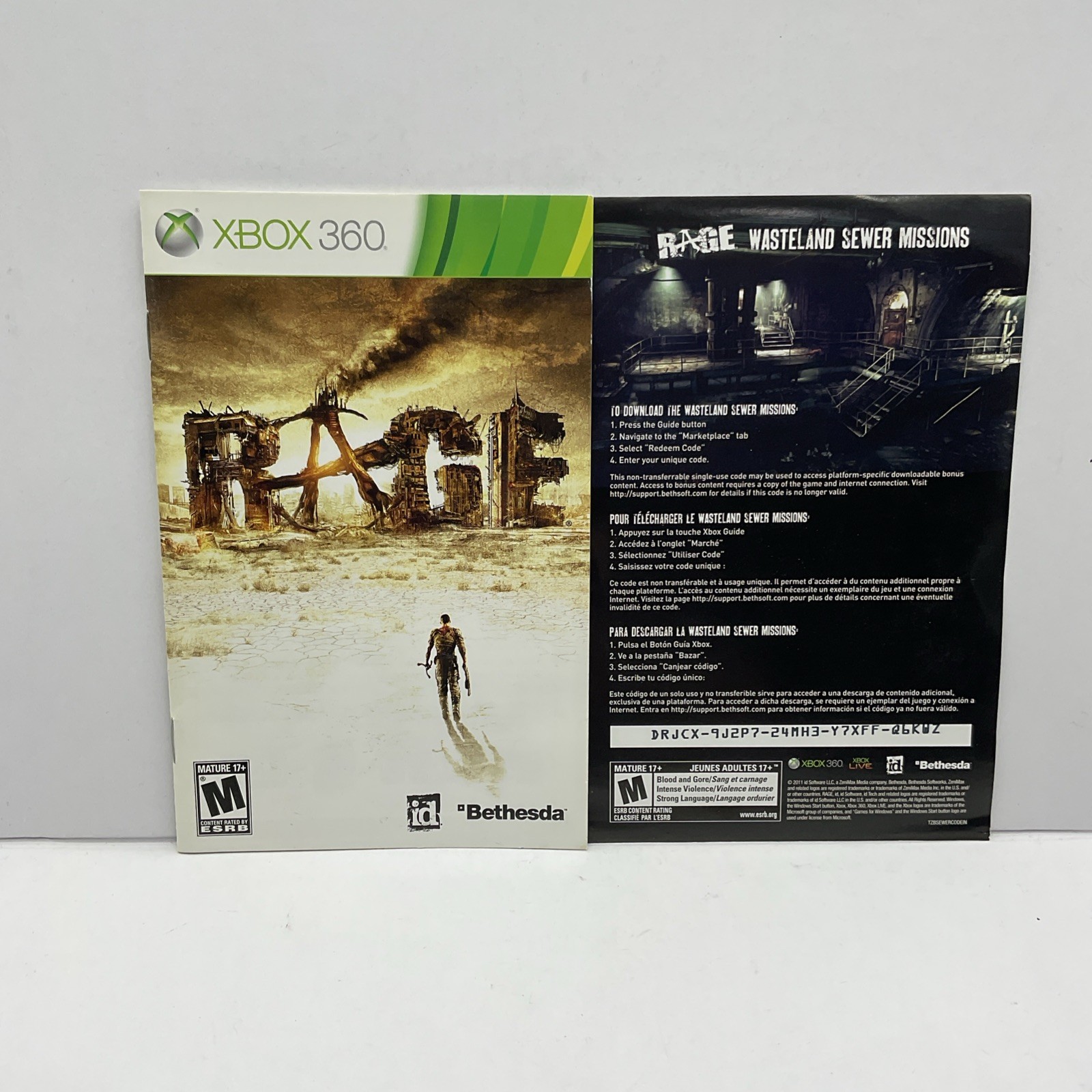 Rage (Xbox 360) Tested & Complete|Excellent|1 Yr Warranty|Free Ship|CIb