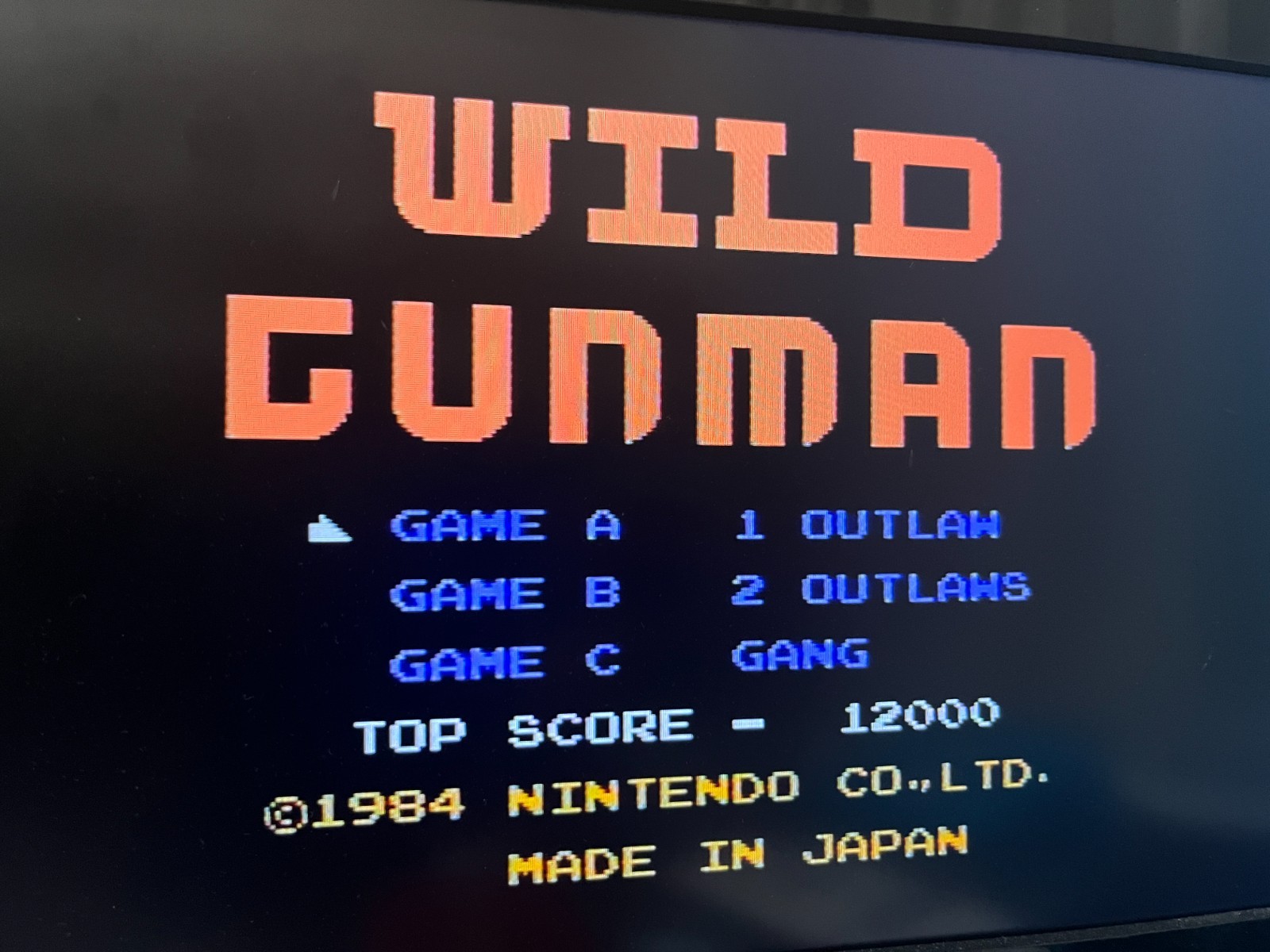 Nintendo Famicom WILD GUNMAN Controller and 3 Games
