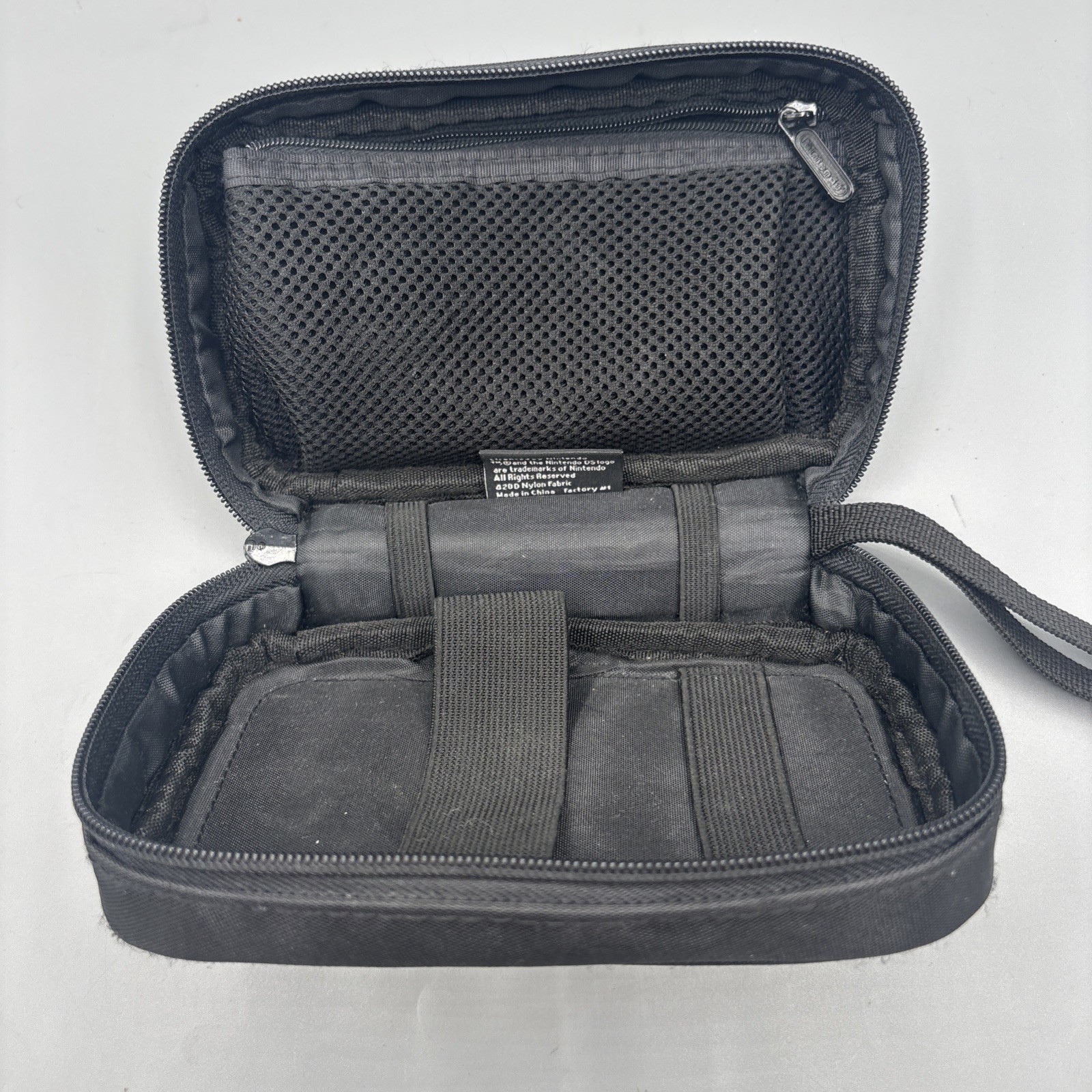 Light Blue & Black Nintendo DS Travel Carrying Case Pouch Bag Game Holder