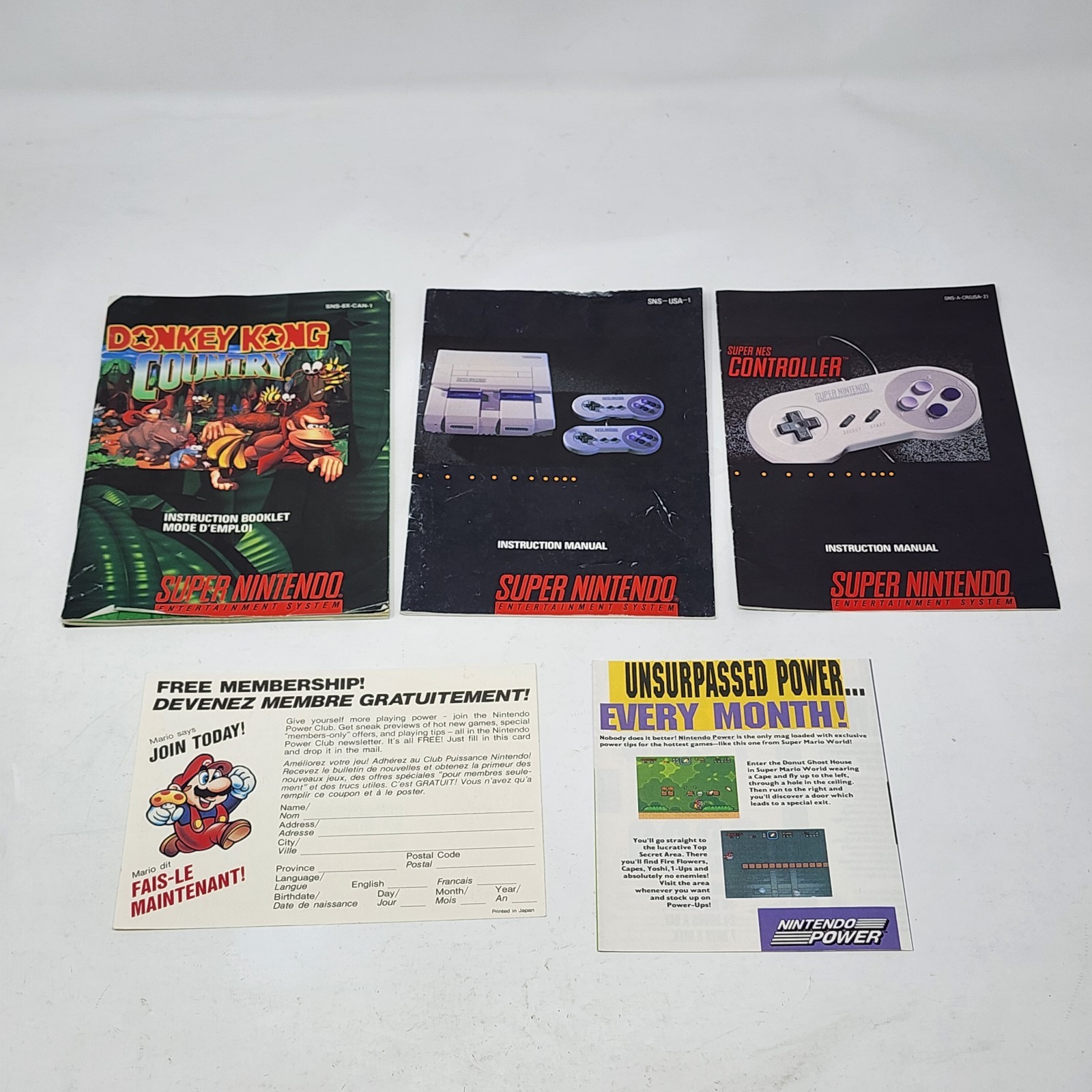 Super NES Donkey Kong Country Set Special Edition SNES CIB TESTED