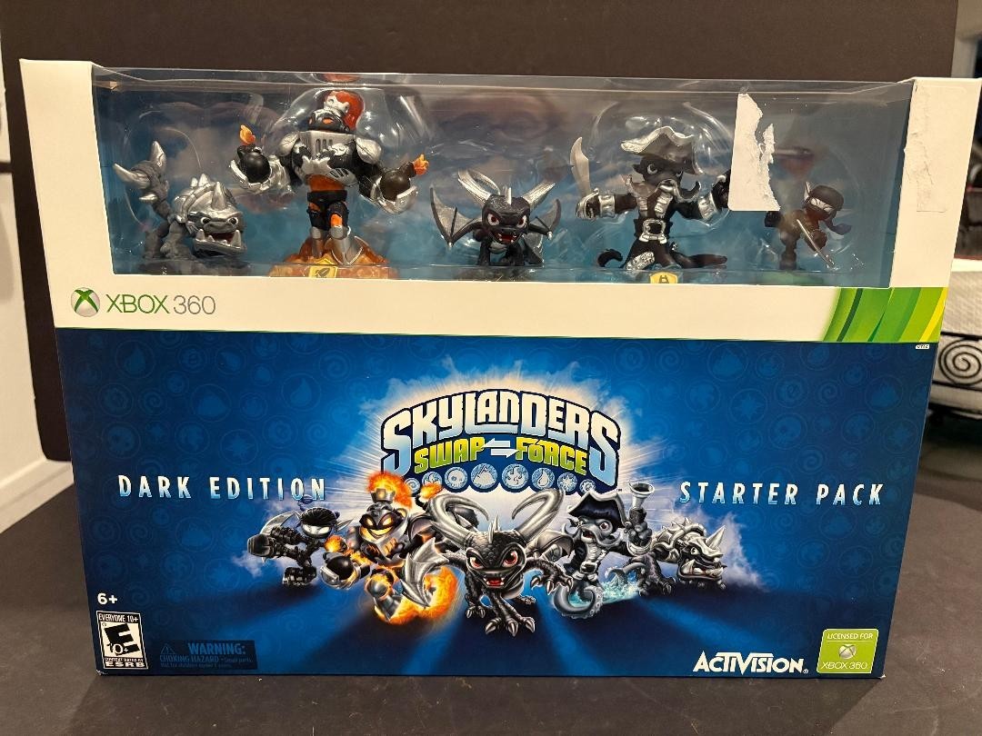 Skylanders Swap Force Dark Edition XBOX 360 ActiVision Figures Starter Game New