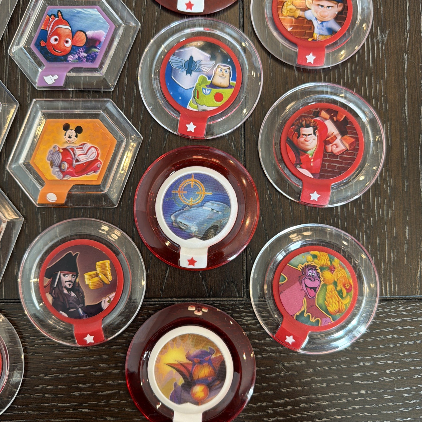 Disney Infinity 1.0 Power Disc Lot Of 23 No Duplicates (Lot 7)