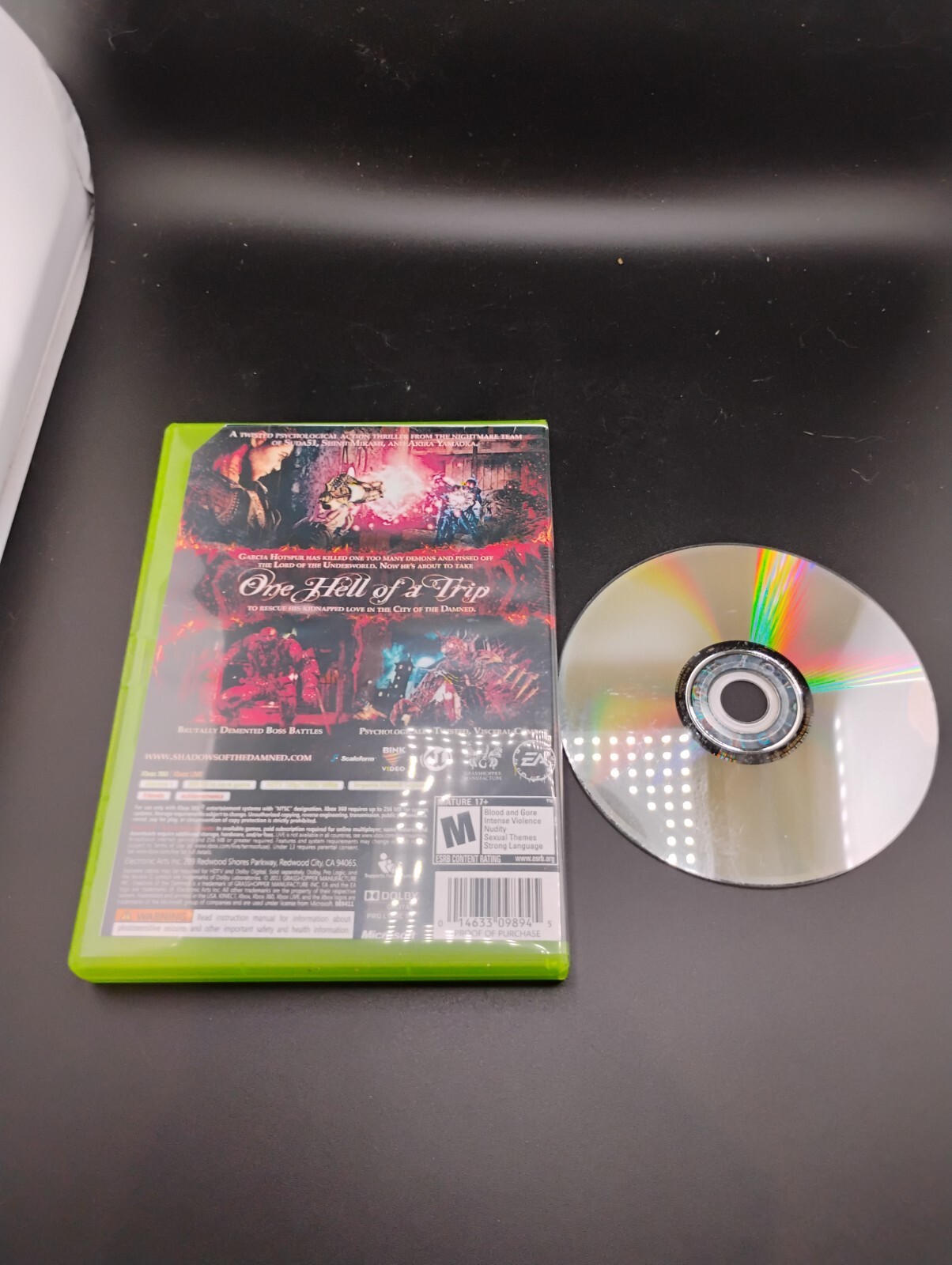 Shadows of the Damned for Microsoft XBOX 360 With Case Great Shape