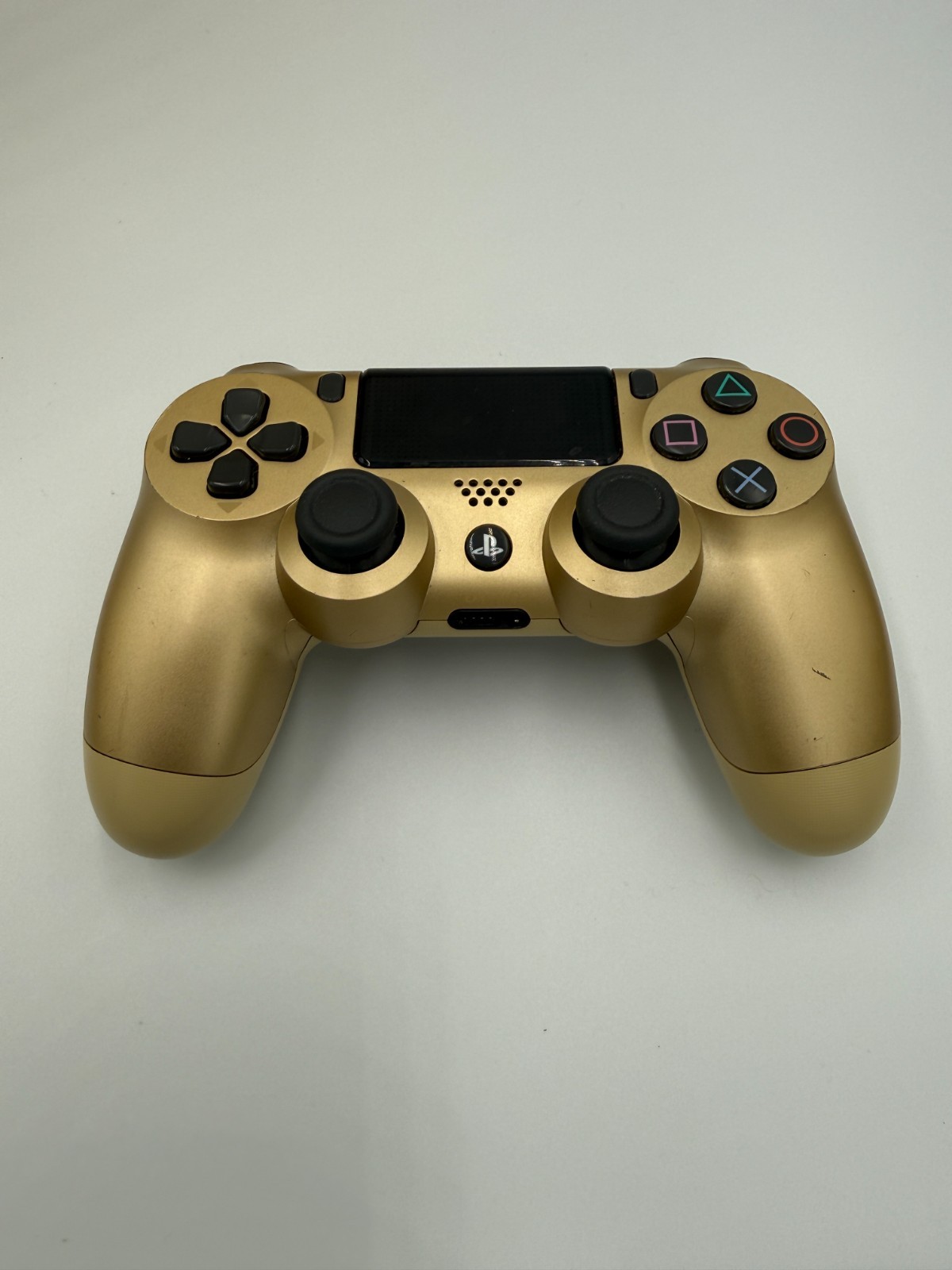 Sony Playstation 4 PS4 Slim 1TB Limited Edition Gold w Controller Cleaned Tested