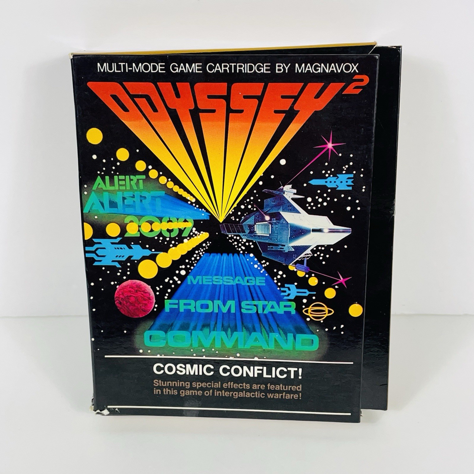 Odyssey 2 Cosmic Conflict Complete CIB Tested Works 1978 Magnavox