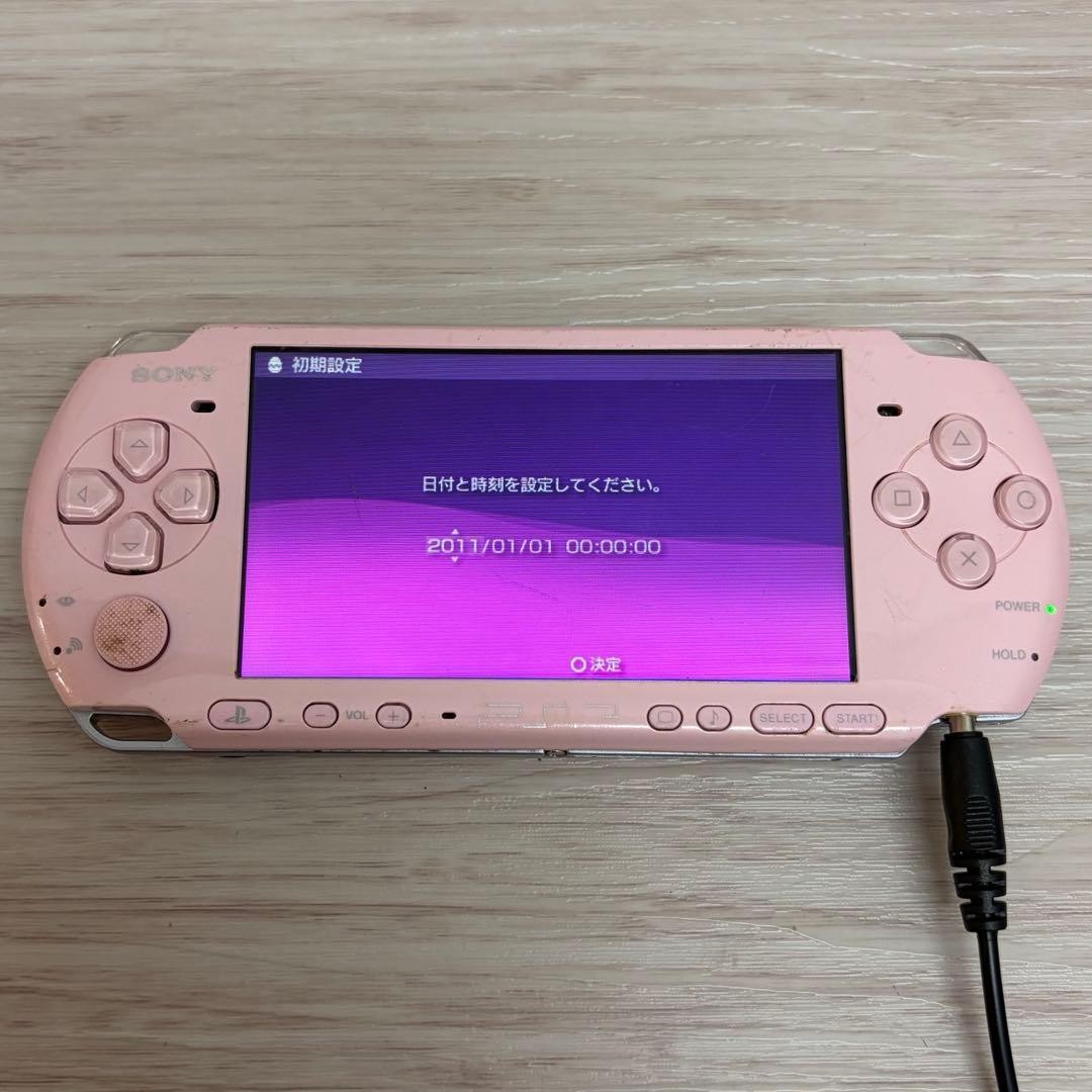 Excellent Sony PSP-3000 PSP 3000 Console Pink Region Free