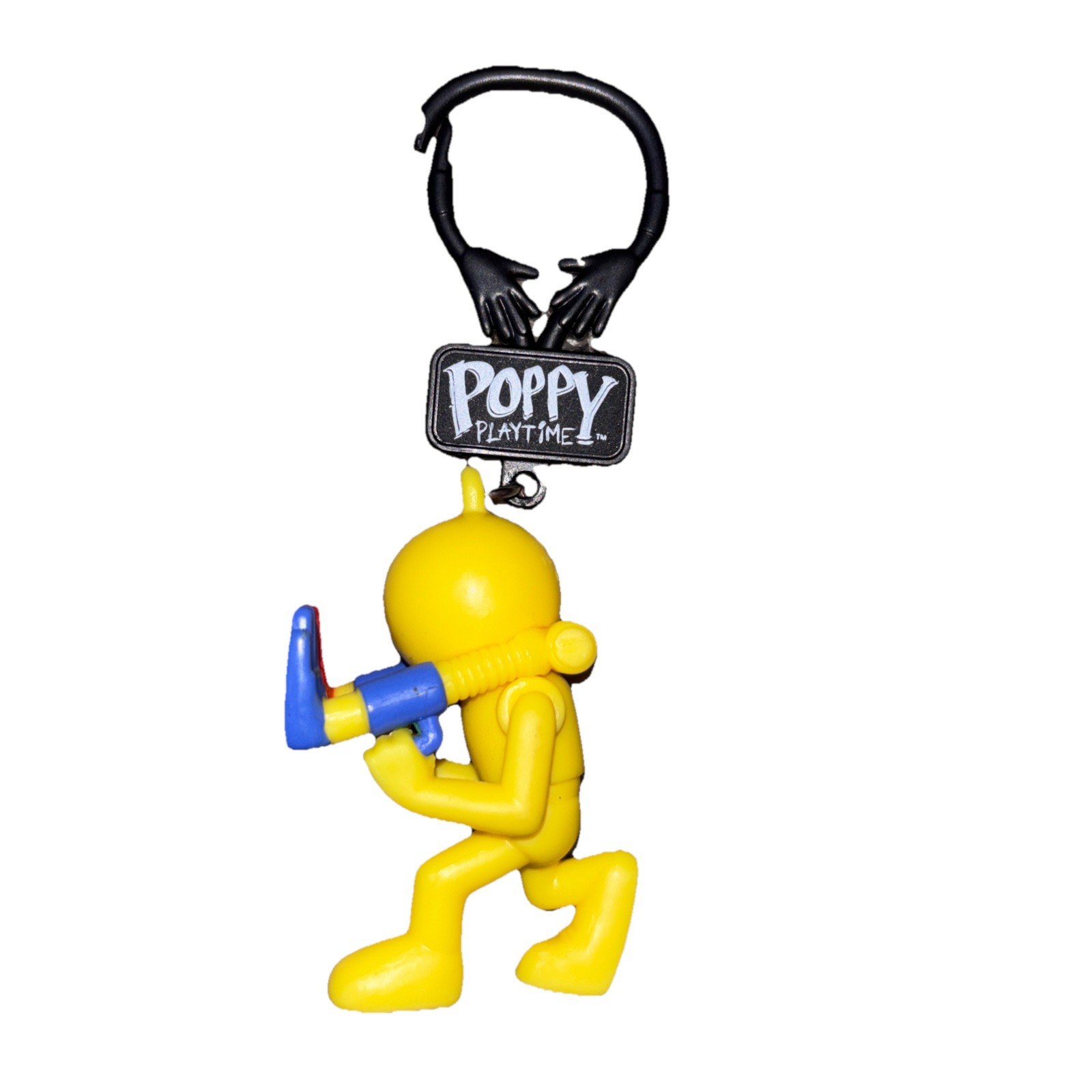Poppy Playtime “The Player” Collectible Keychain Toy Bag Clip Yellow Phatmojo