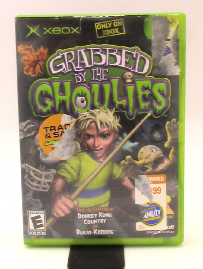 Grabbed by the Ghoulies (Microsoft Xbox, 2003) Pre-owned Blockbuster rental