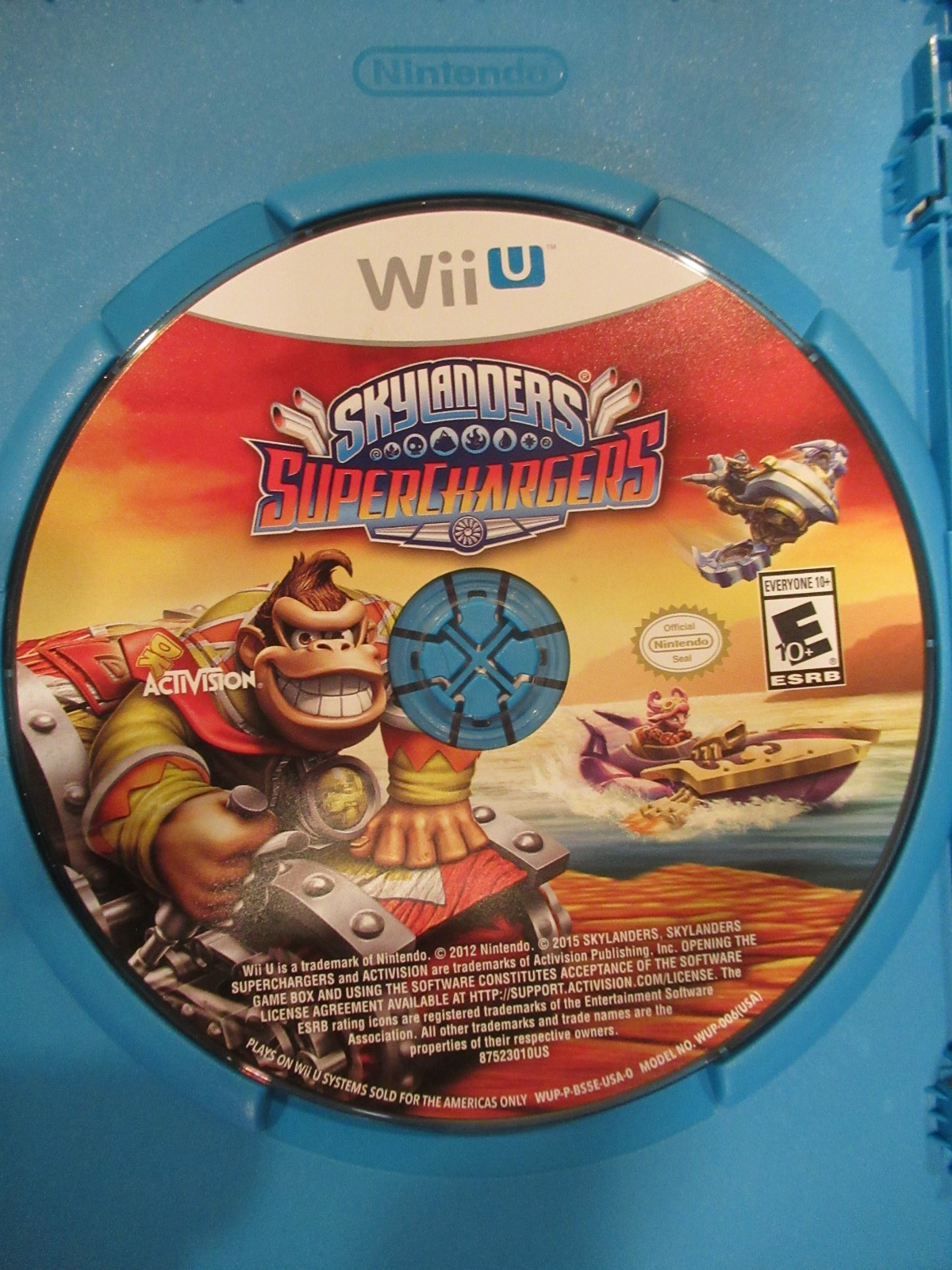 Skylanders Superchargers Game Disc WiiU Wii U Activision
