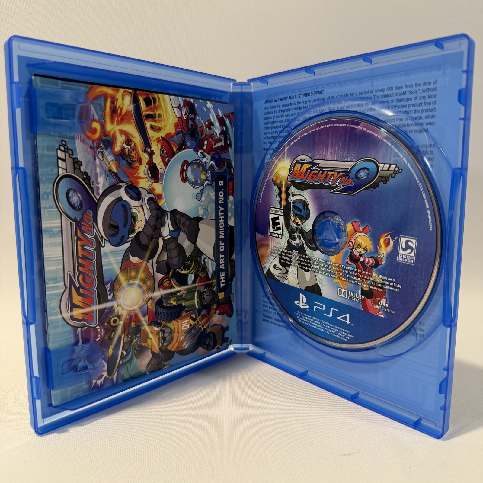 Mighty No. 9 PS4 Sony Deep Silver Action Platformer Side Scroller Video Game CIB