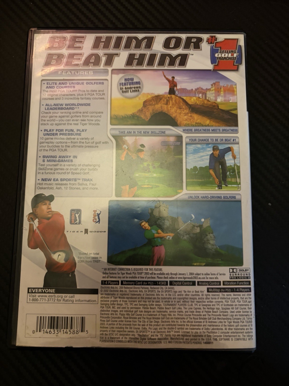 EA Sports Tiger Woods PGA Tour PS2 Game Lot of 3 (2003, 2005, 06) NTSC-U/C