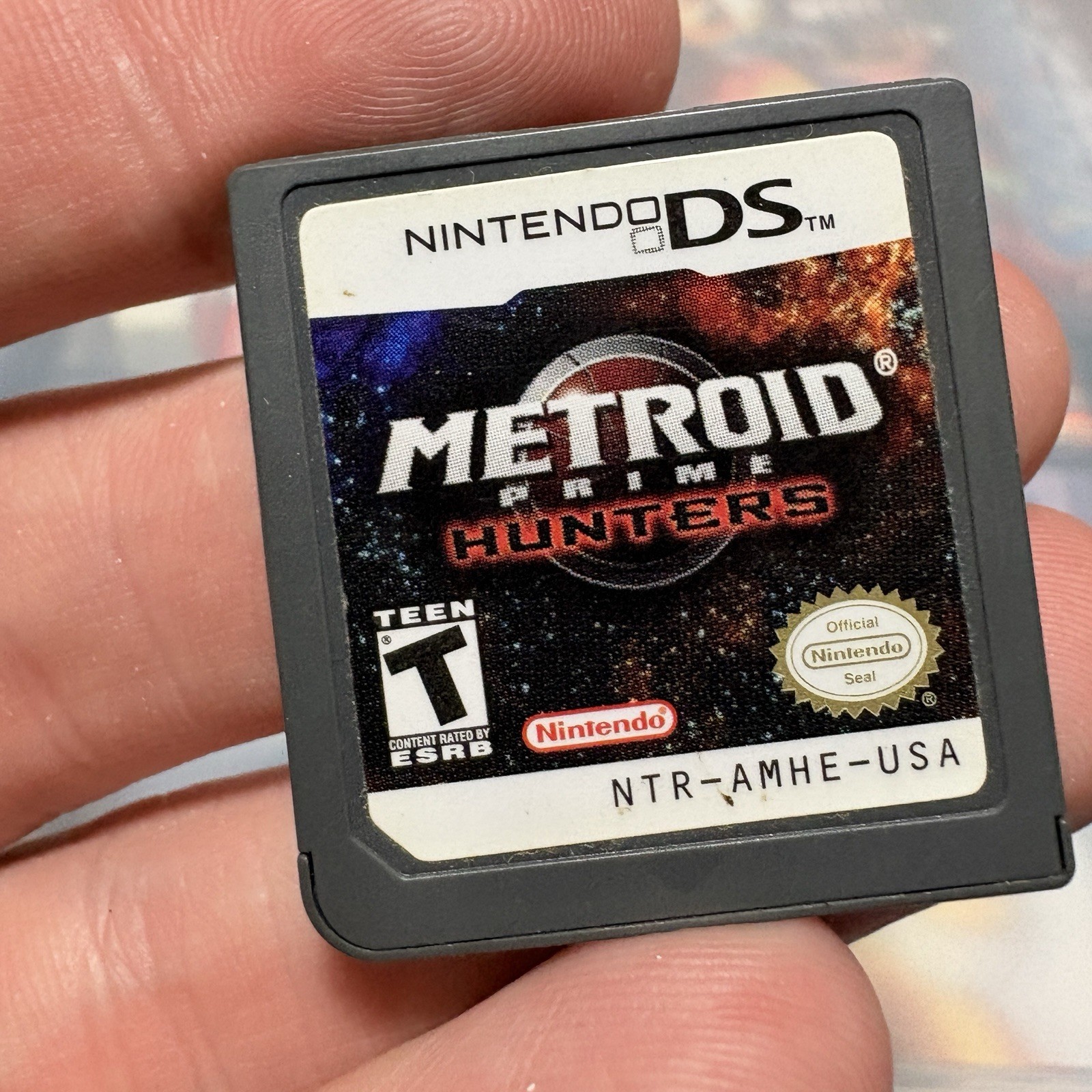 Metroid Prime Hunters Nintendo DS Game & Case No Manual Tested Authentic Clean
