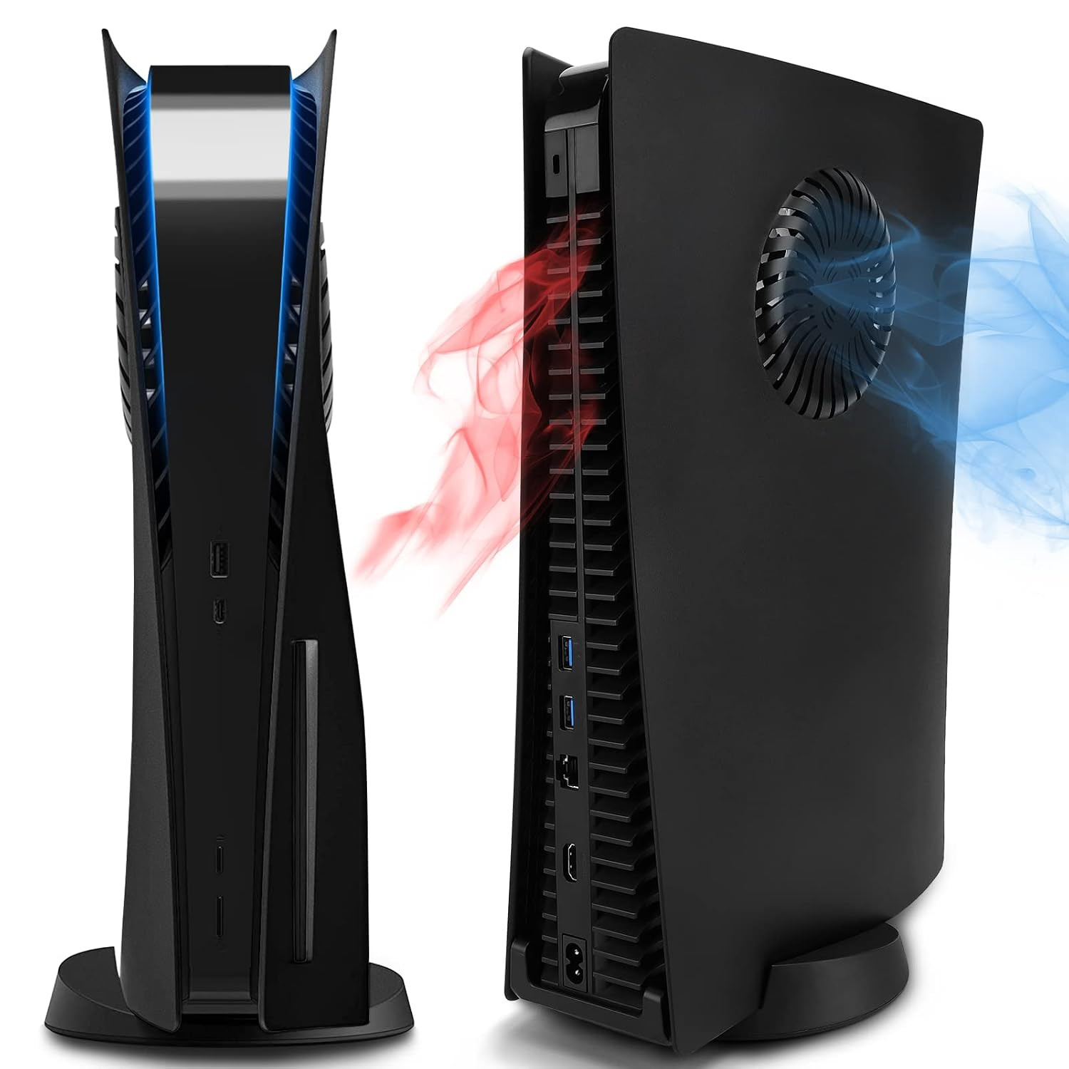 Face Plates for Playstation 5 Console Disc Edition, Accessories ABS Cover Plates