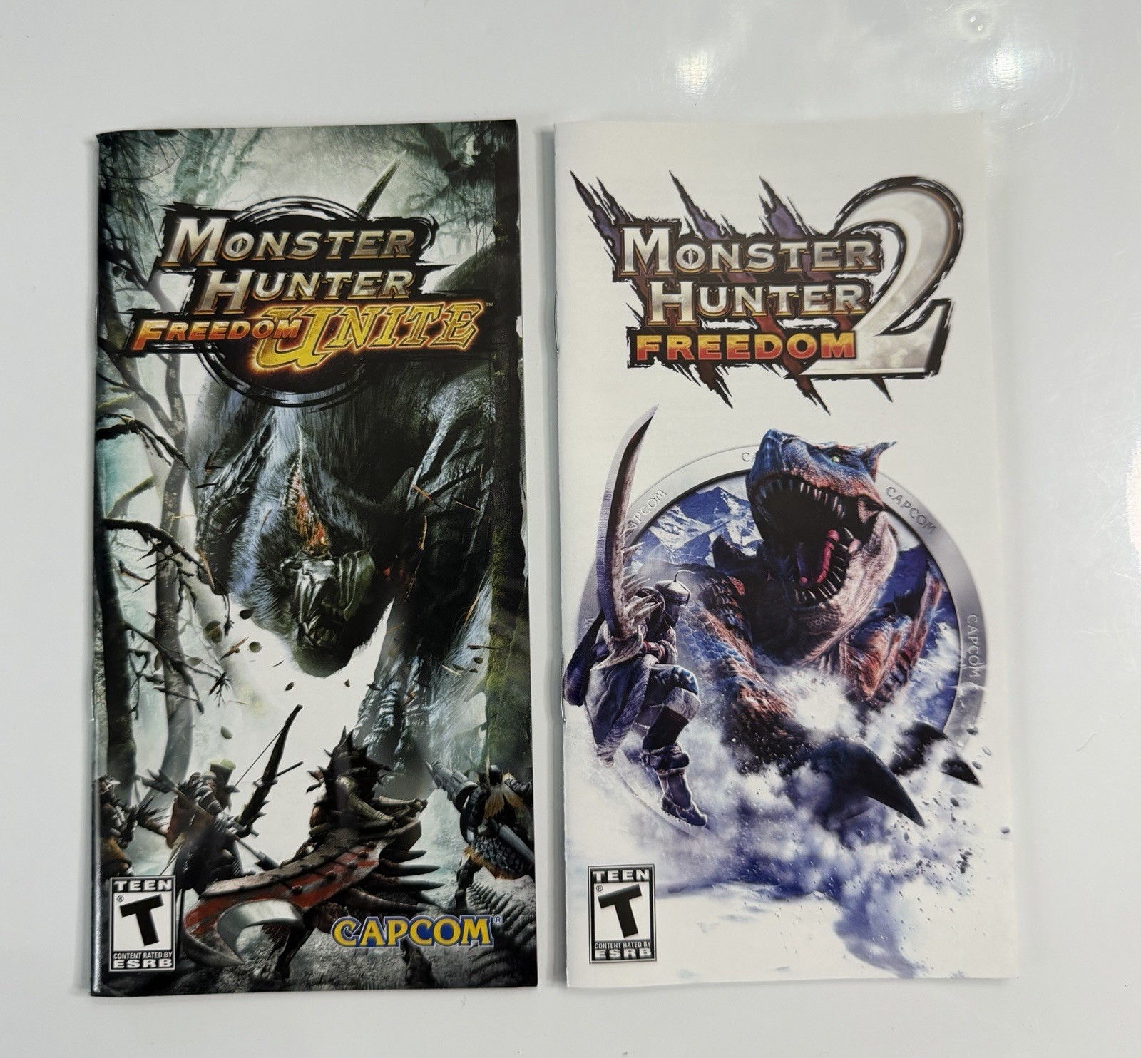 *RARE* Monster Hunter Dual Pack (Sony PlayStation Portable PSP, 2010) – CIB NICE