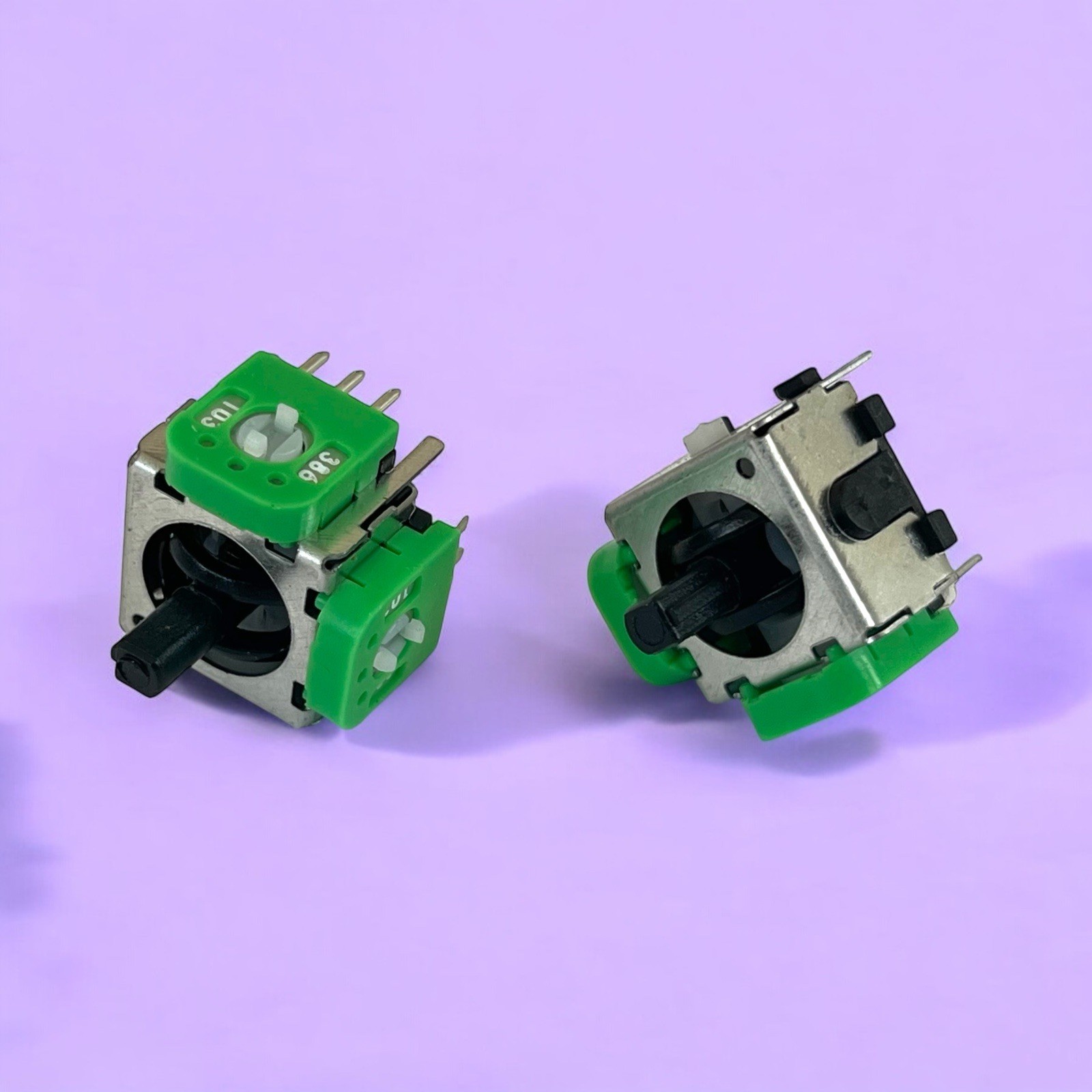 2x Nintendo GameCube Controller NEW TIGHT Joystick T1 StickBox W/ Potentiometer