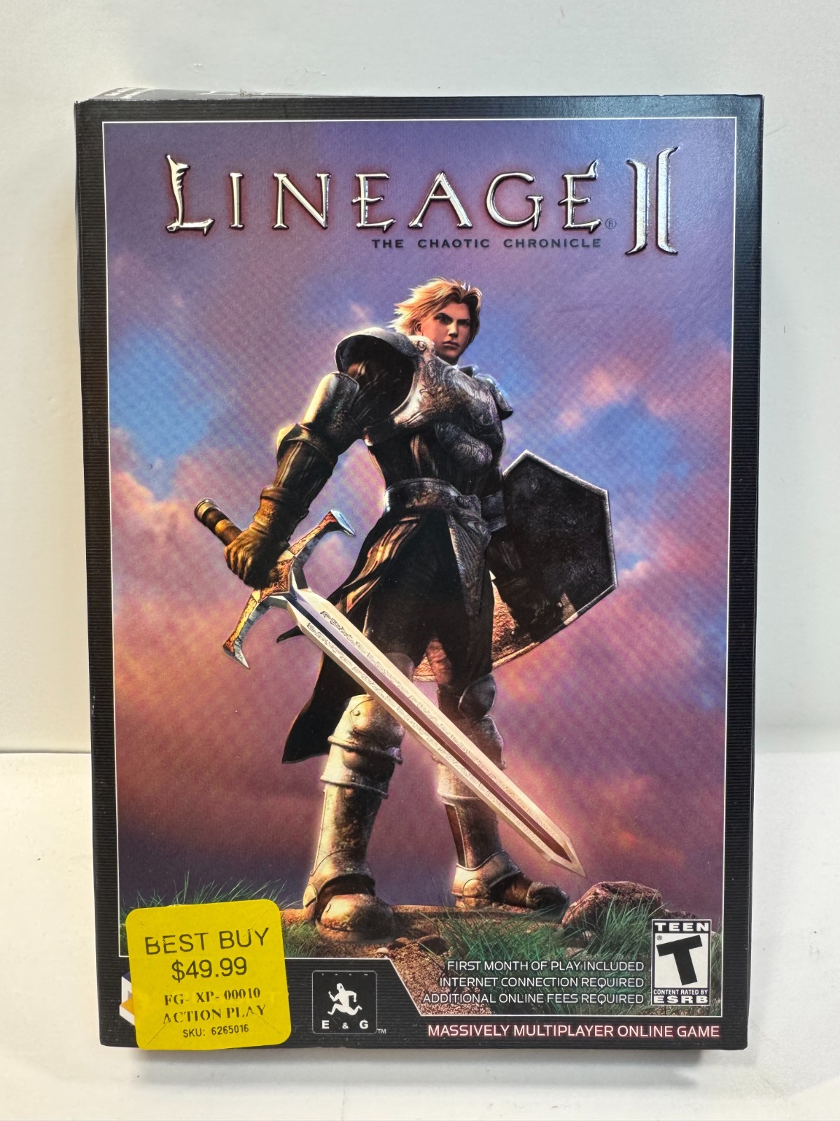 PC BOXED Lineage II: The Chaotic Chronicle CD-ROM (PC, 2004) FULLY Complete