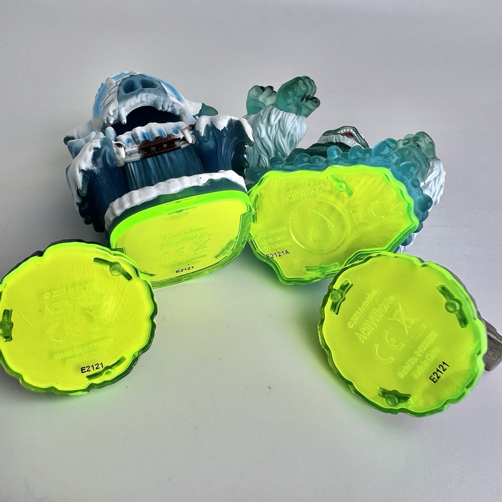 Skylanders Empire of Ice Adventure Pack 4 Piece Set Slam Bam Shield Anvil Tested