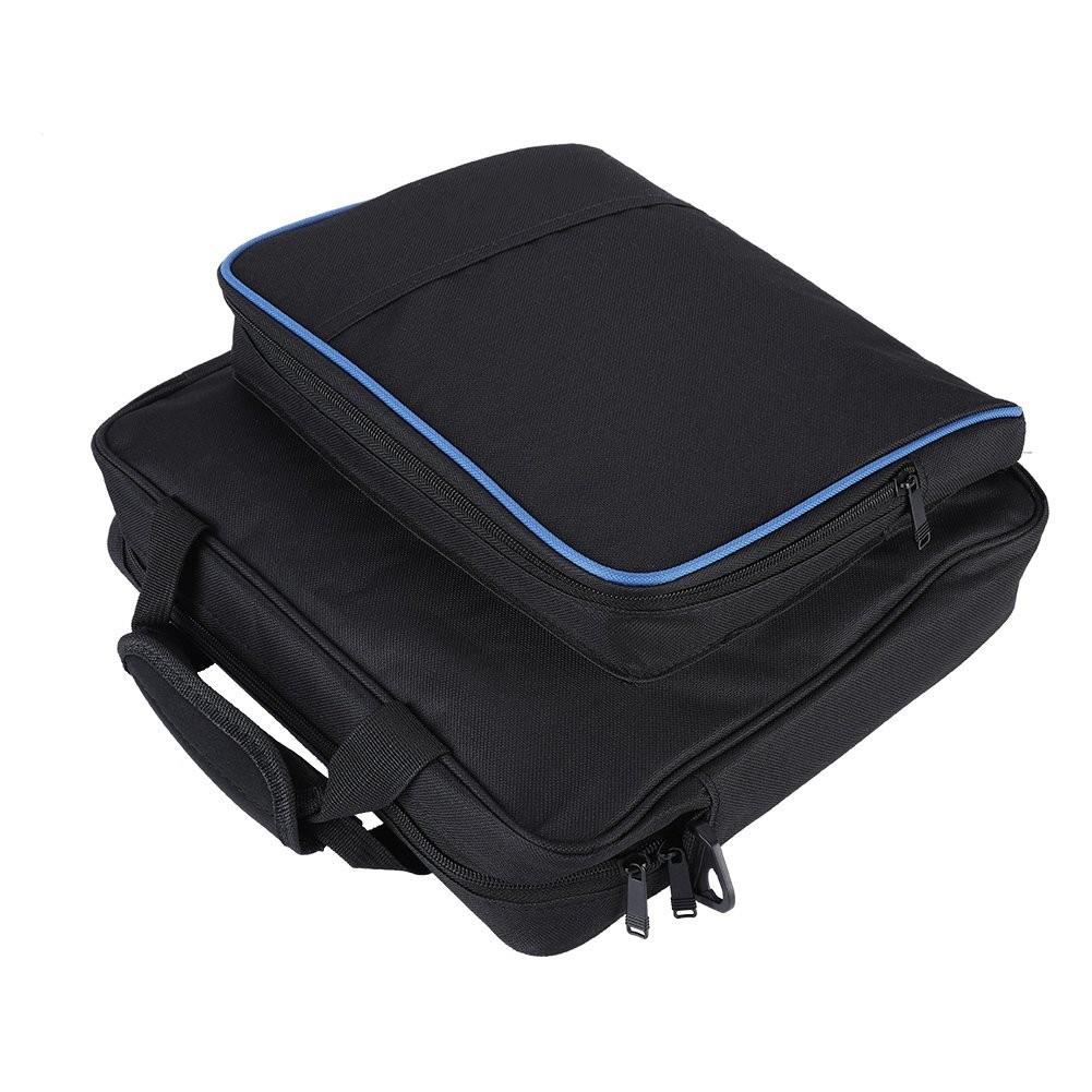 Black Travel Carry Bag for PS4 PlayStation 4 Console Shoulder Carrying Game Case